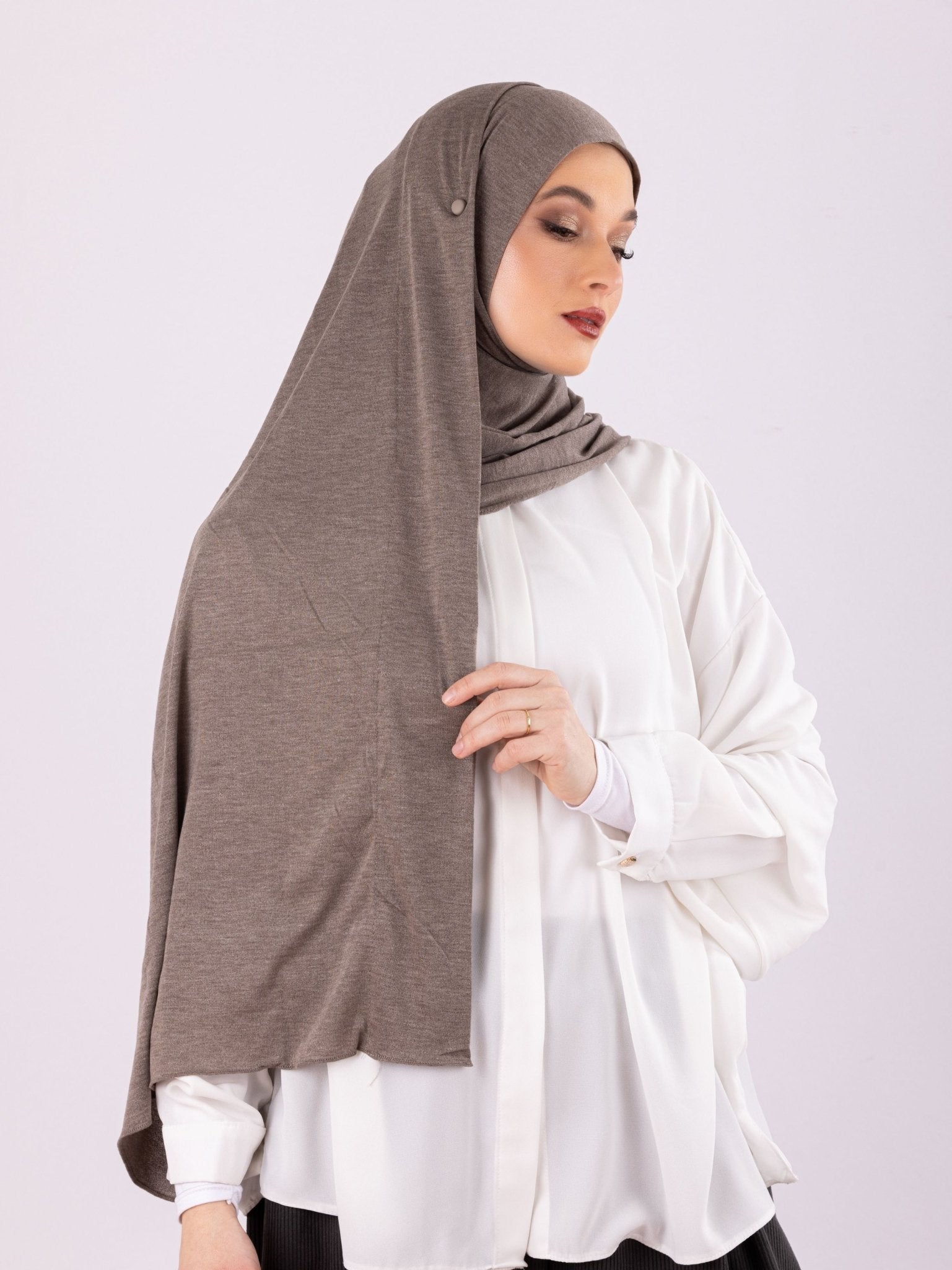 Easy To Wear Design | Moltte Signature Cotton | Olive Taupe - MOLTTE