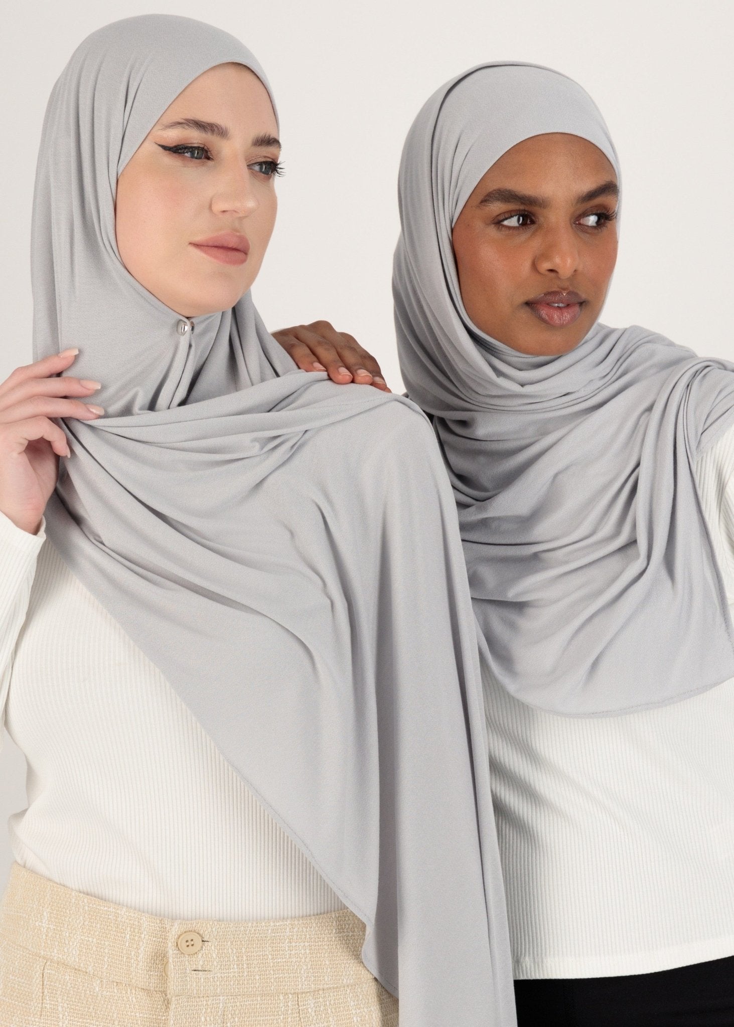 Italian Cotton | Stitched from Side | Medium Grey - MOLLTE