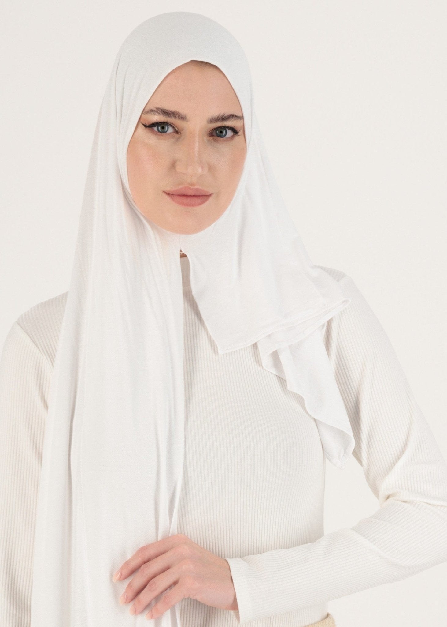 Italian Cotton | Stitched from Side | White - MOLLTE