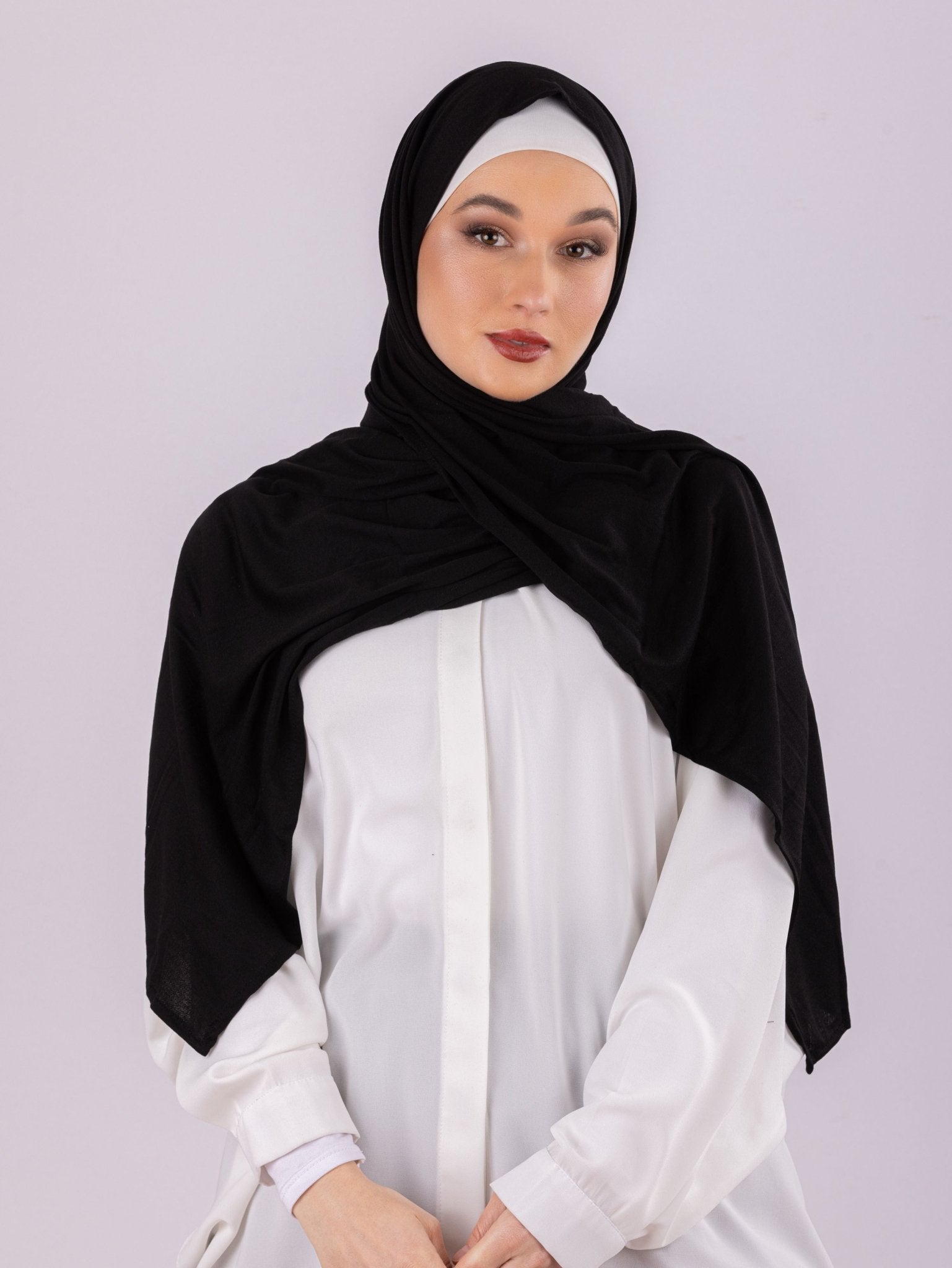 Plain Design | Moltte Signature Cotton | Black - MOLTTE