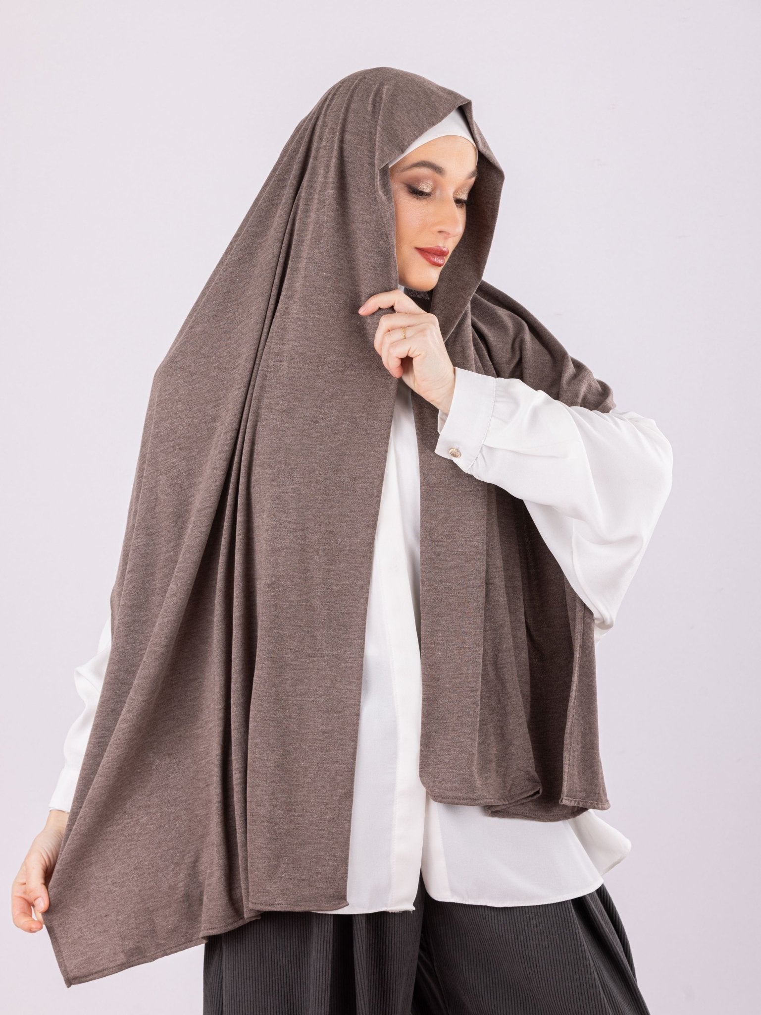 Plain Design | Moltte Signature Cotton | Dusty Rose Brown - MOLTTE