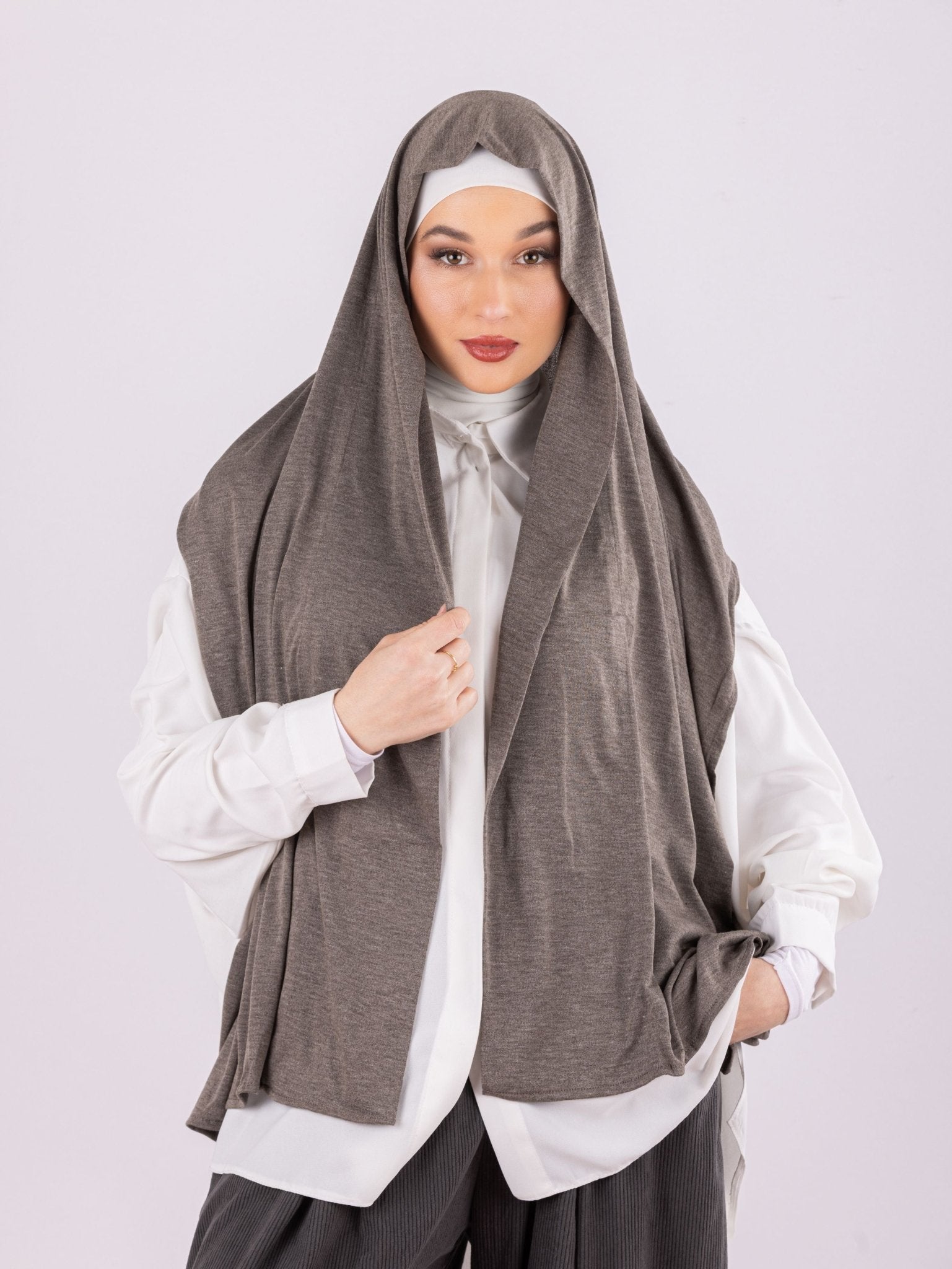 Plain Design | Moltte Signature Cotton | Grayish Green - MOLTTE