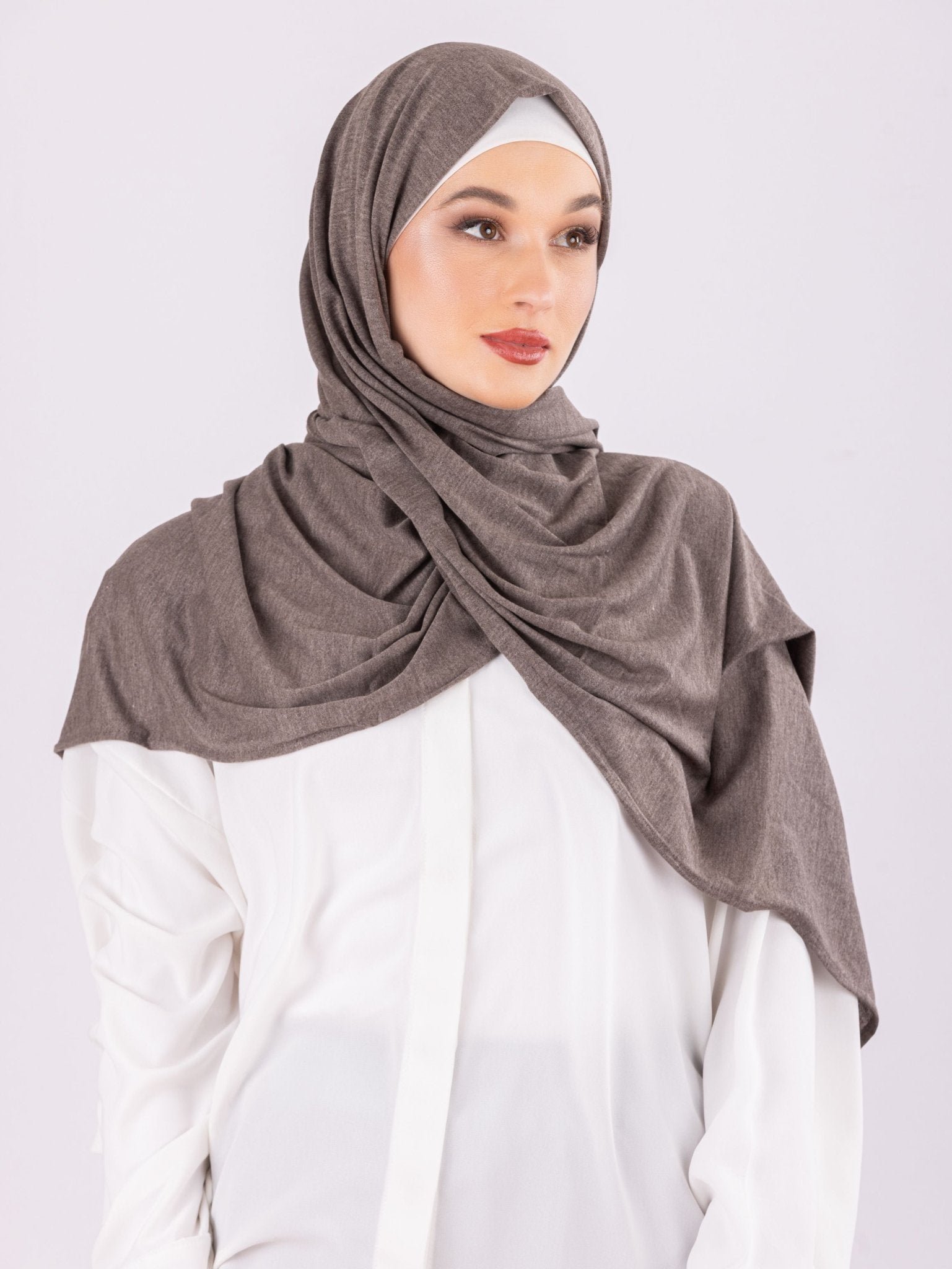 Plain Design | Moltte Signature Cotton | Grayish Taupe - MOLTTE