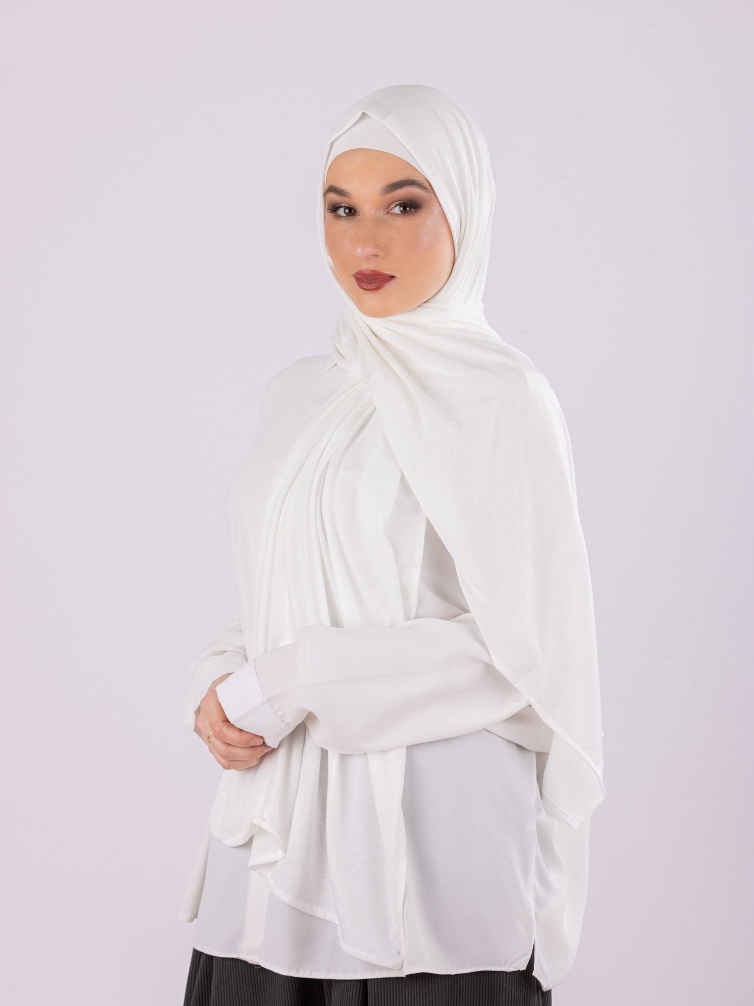 Plain Design | Moltte Signature Cotton | White - MOLTTE