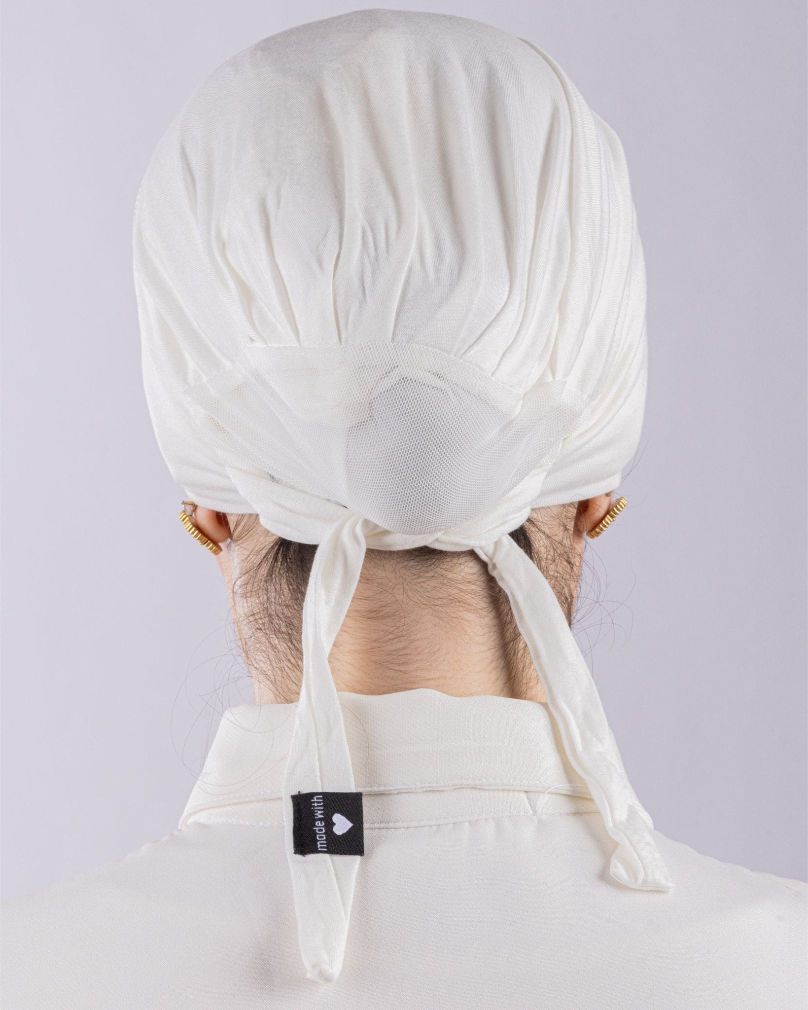 Tie Mesh Undercap | Off White - MOLTTE