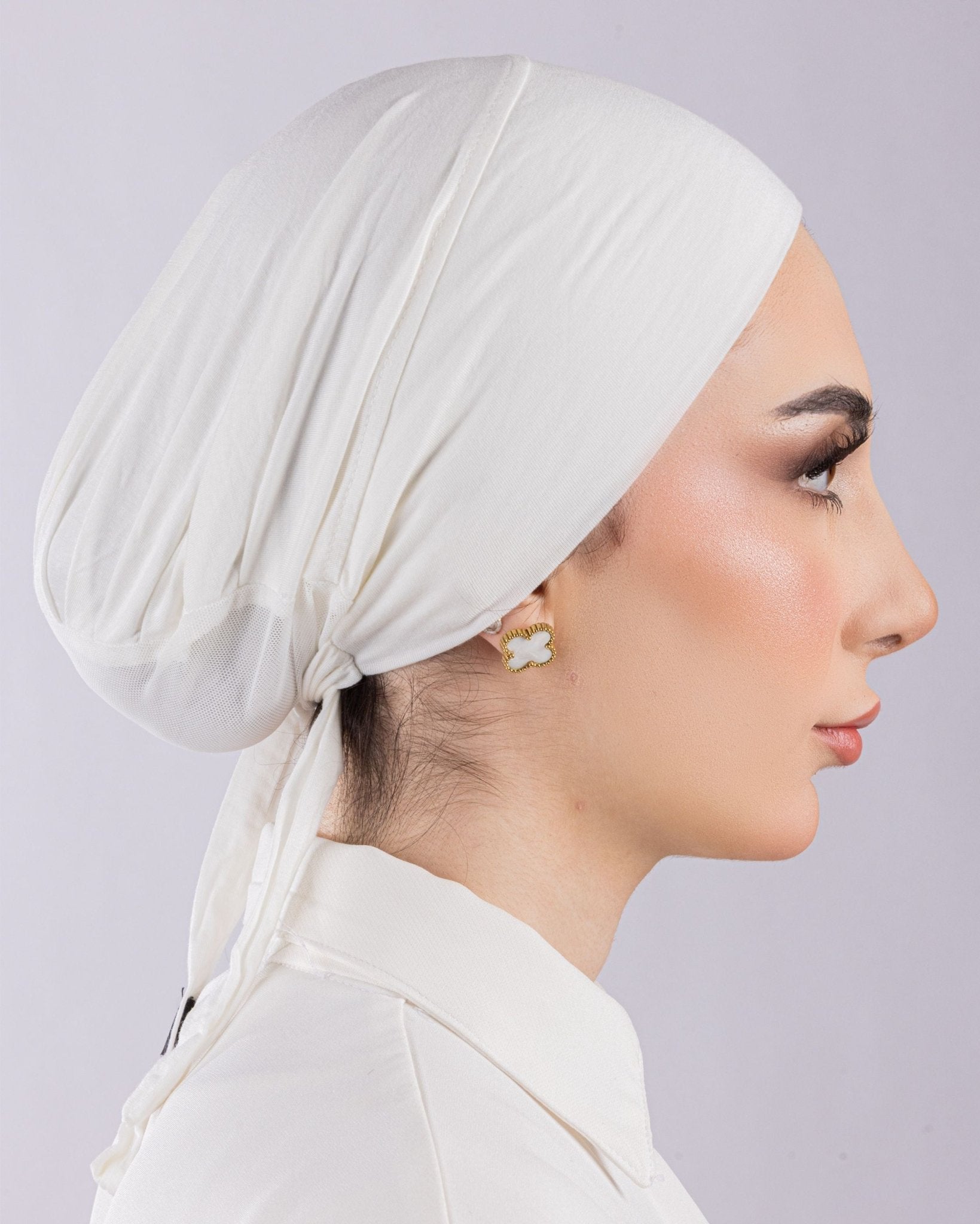 Tie Mesh Undercap | Off White - MOLTTE