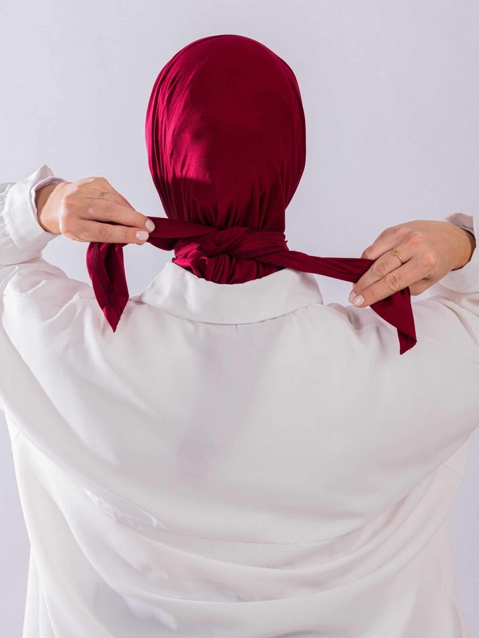 Triangular Design | Spanish Cotton | Burgundy - MOLTTE