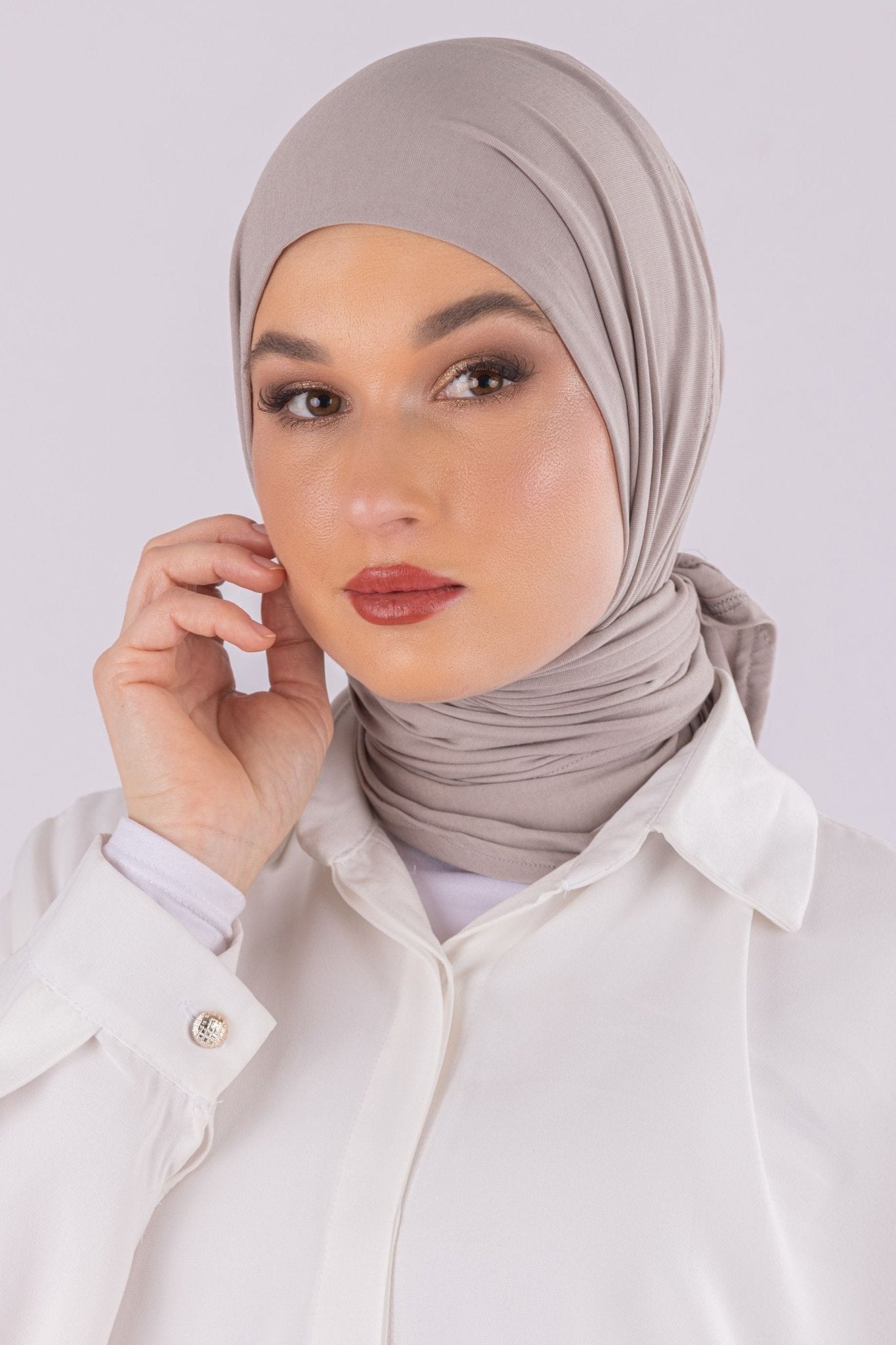 Triangular Design | Spanish Cotton | Dusty Rose Beige - MOLTTE