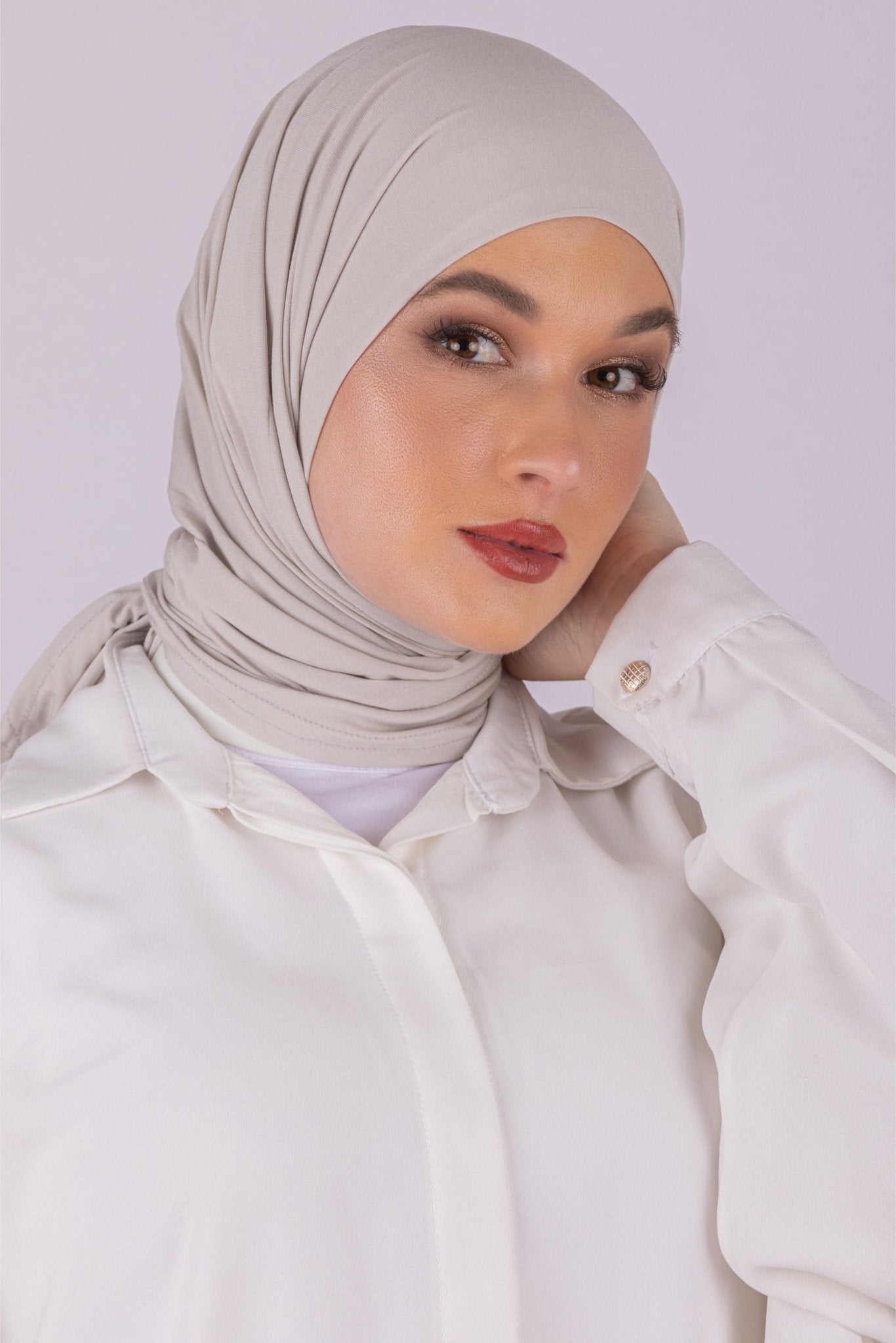 Triangular Design | Spanish Cotton | Light Mauve - MOLTTE