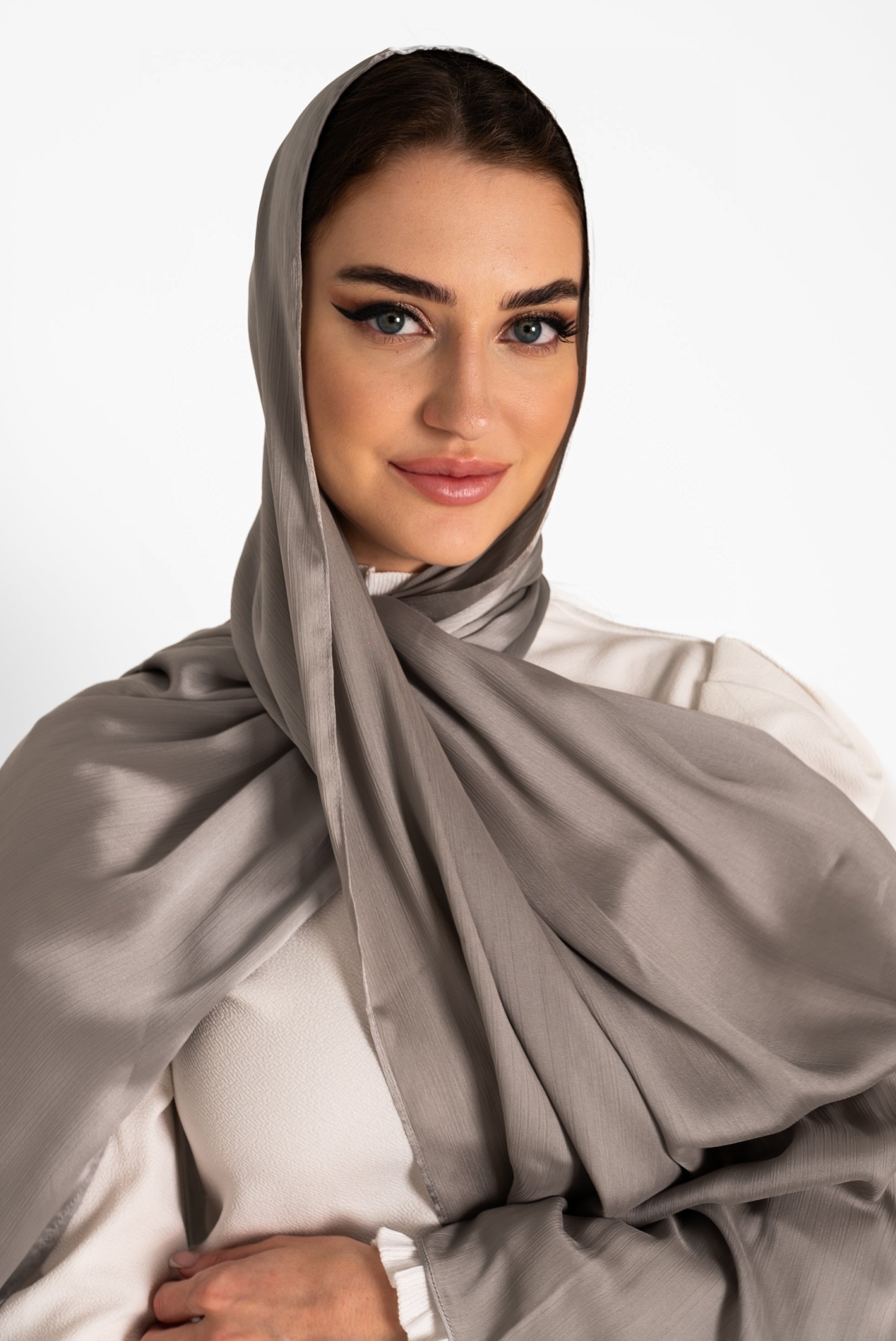 Premuim Crinkle Satin Hijab