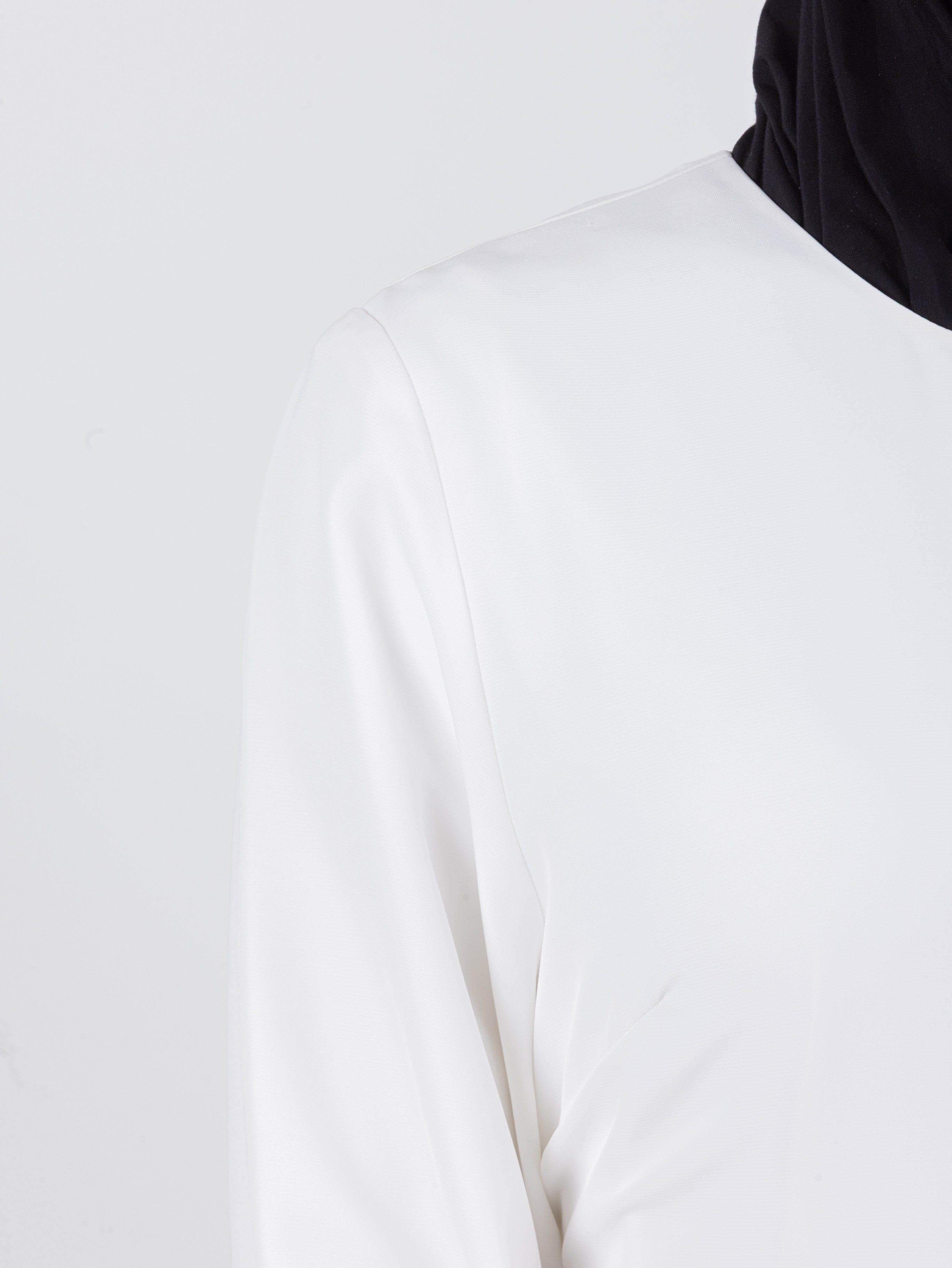 Tie Waist Maxi Dress - White