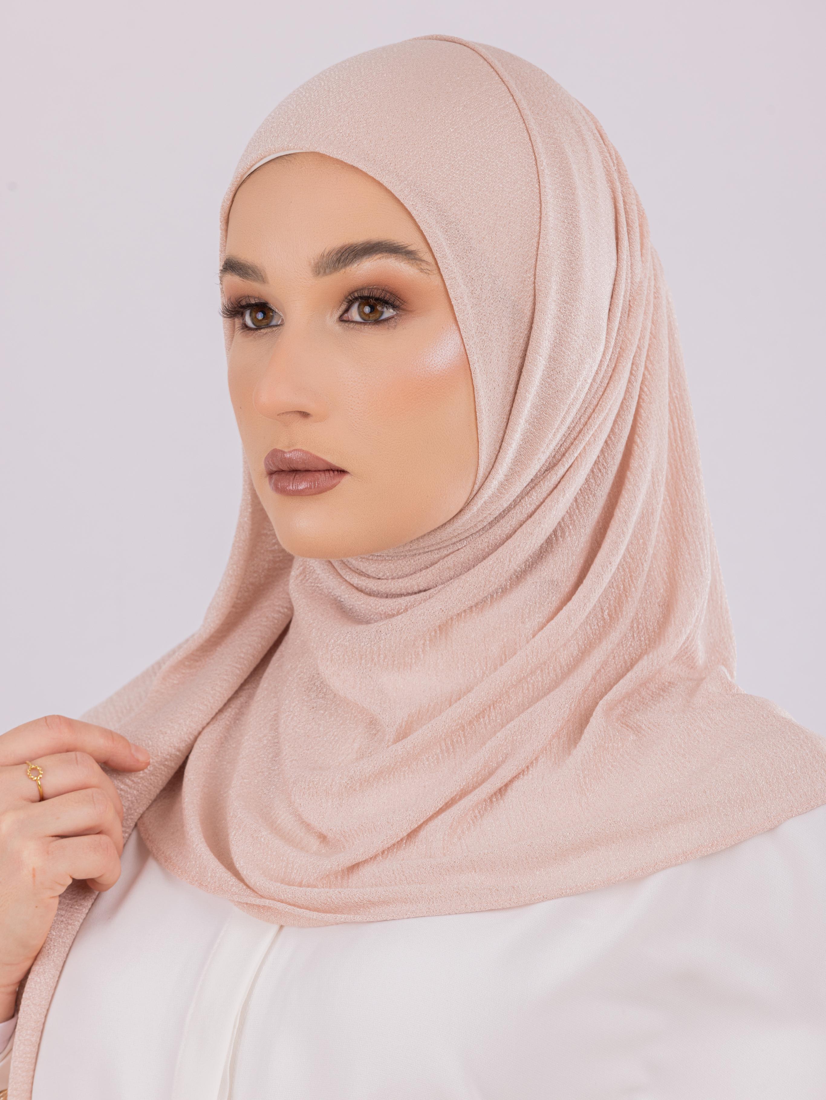 Malaysian Crush Cotton | Stitched from Side | Taupe Rose