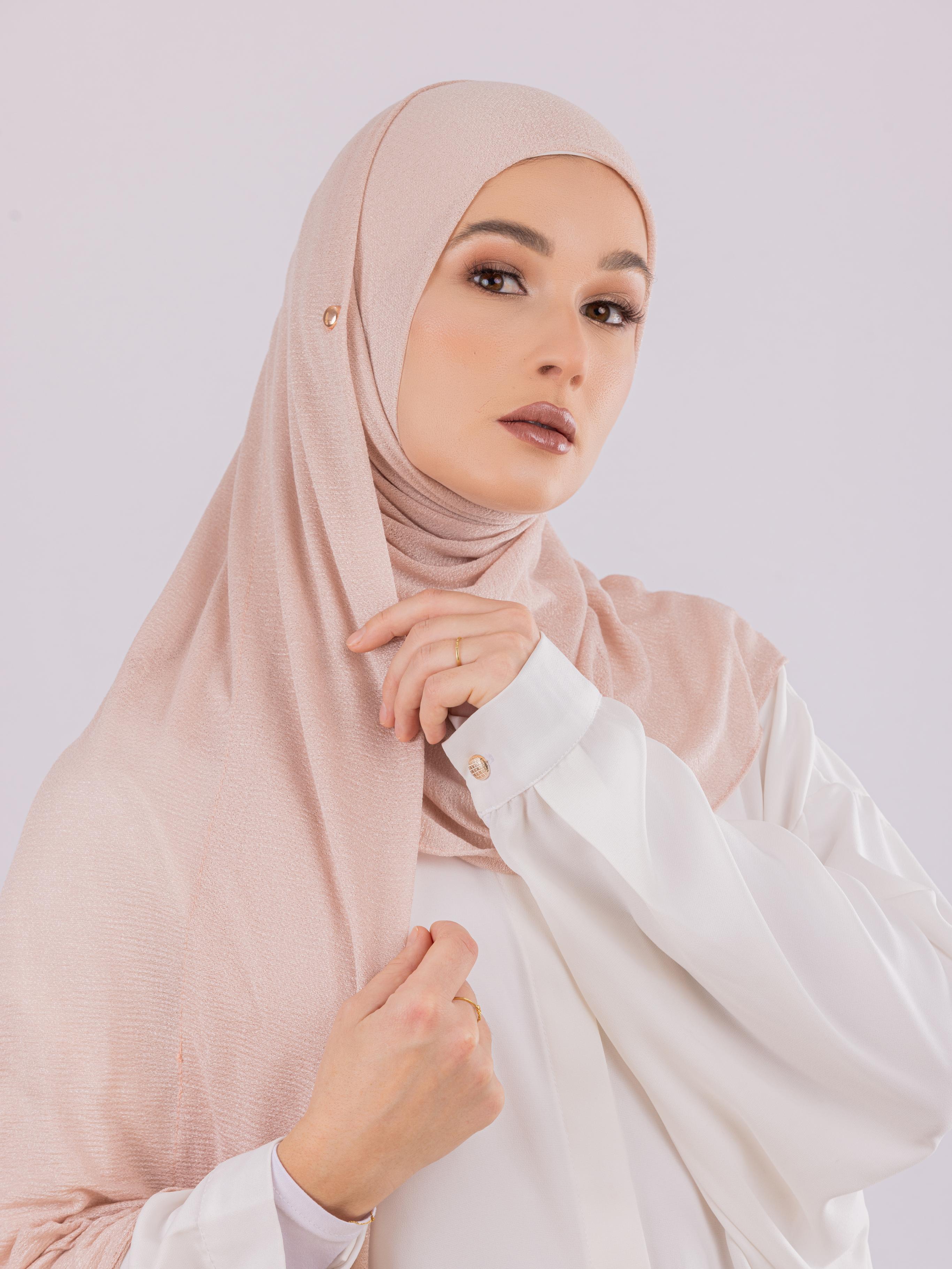 Malaysian Crush Cotton | Stitched from Side | Taupe Rose