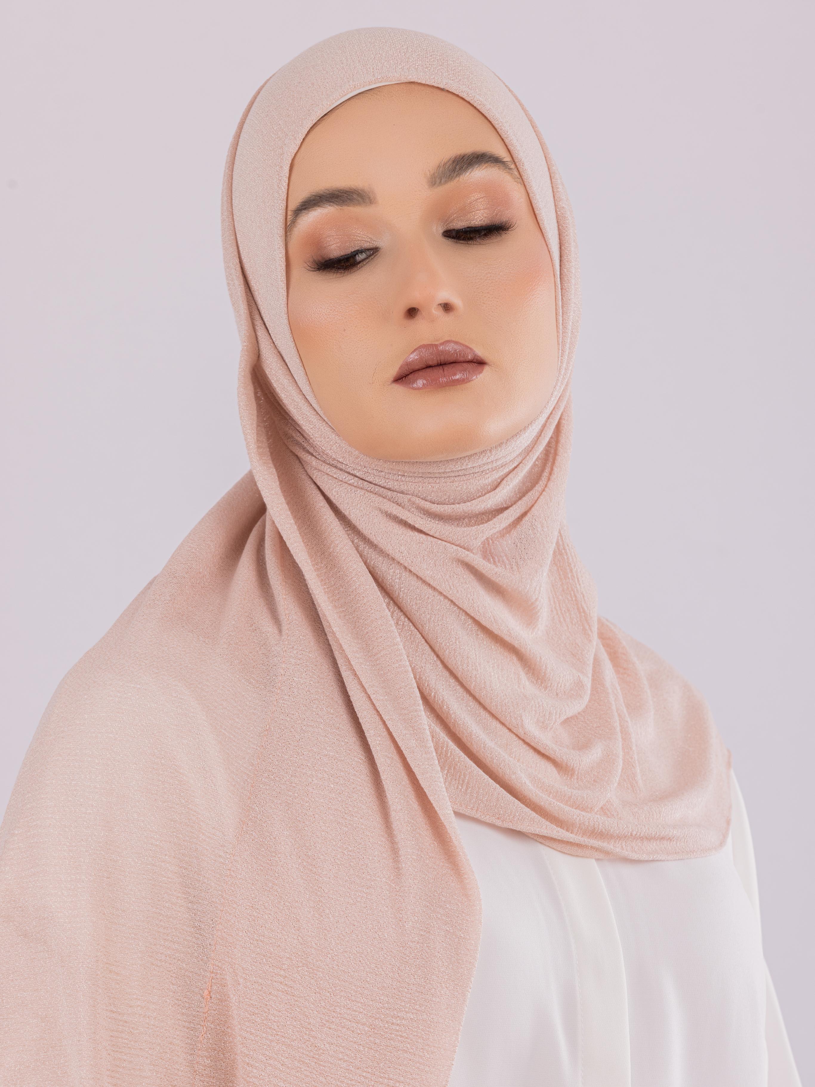 Malaysian Crush Cotton | Stitched from Side | Taupe Rose