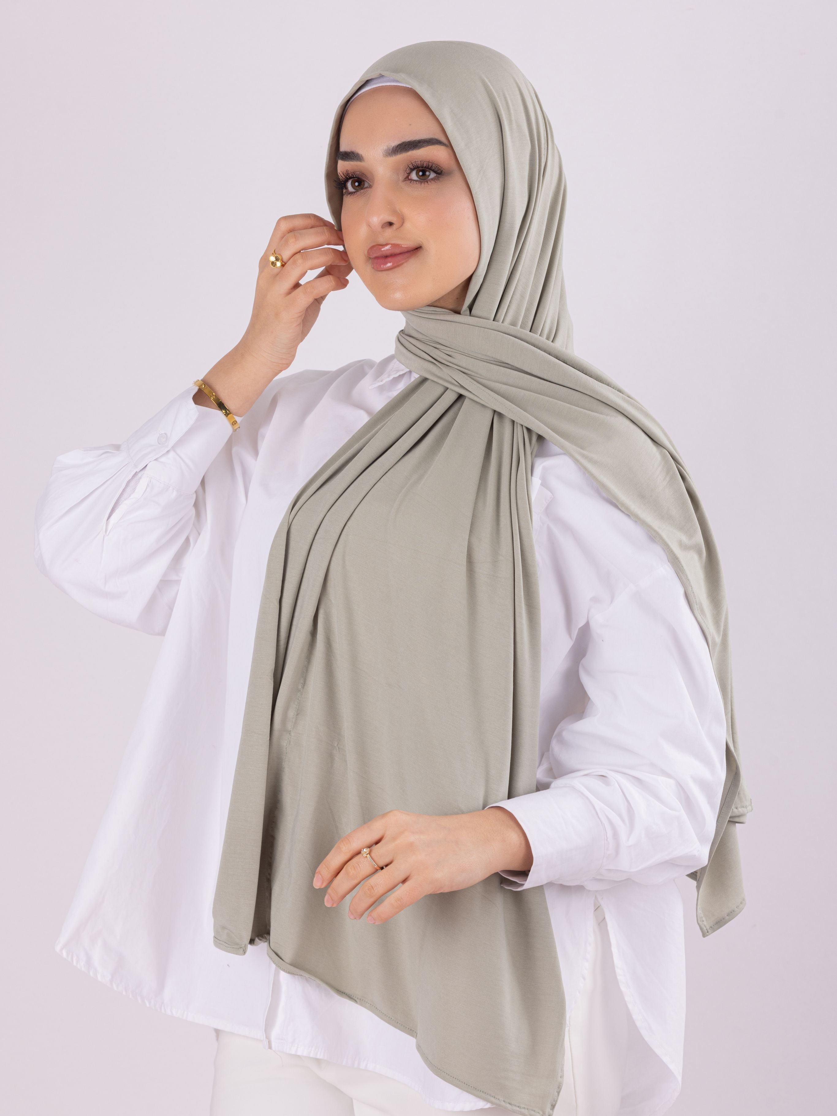 Plain Design | Spanish Cotton | Moss Gray