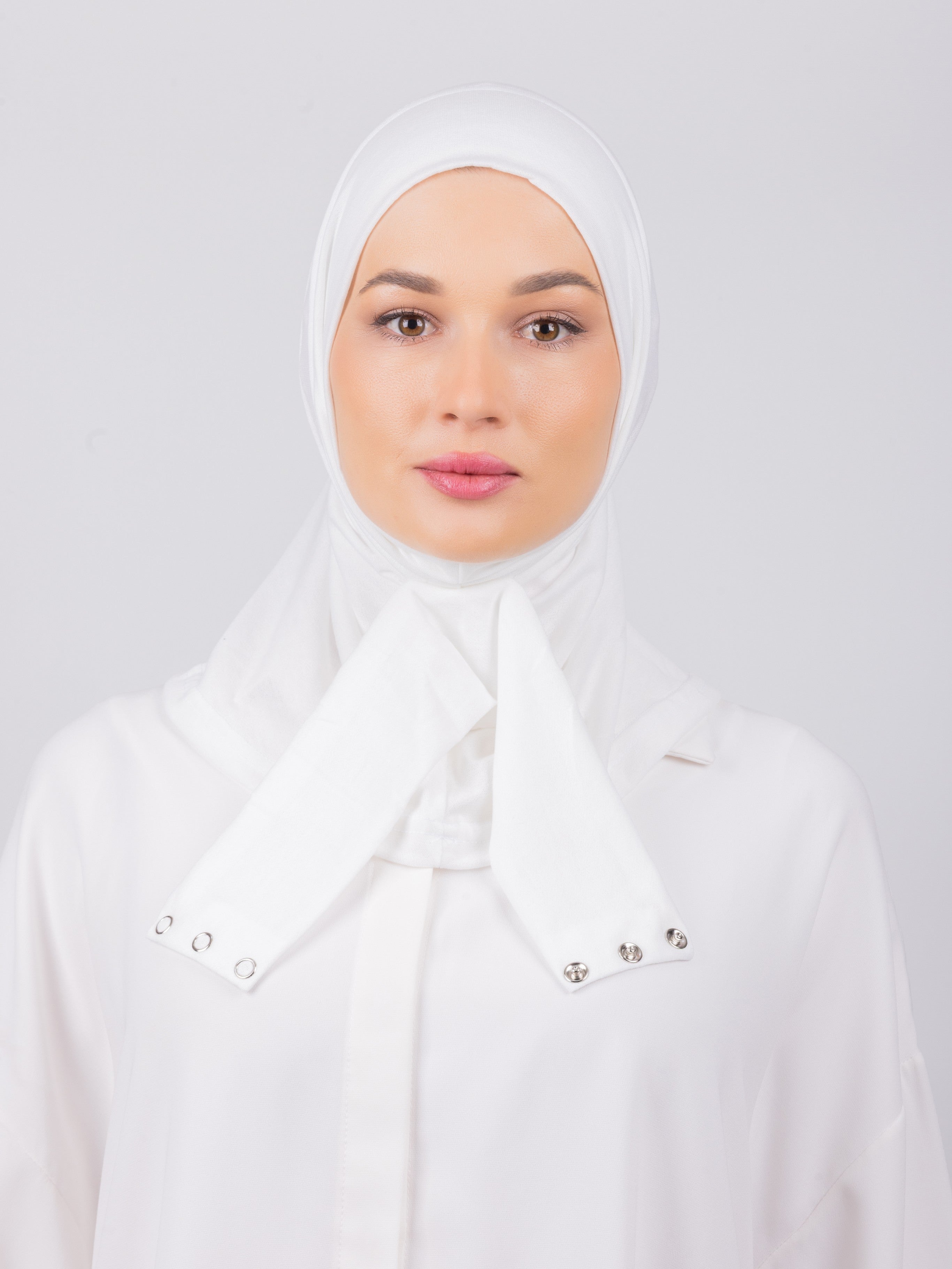 TriLock™ Hijab | Moltte Signature Cotton | Off White