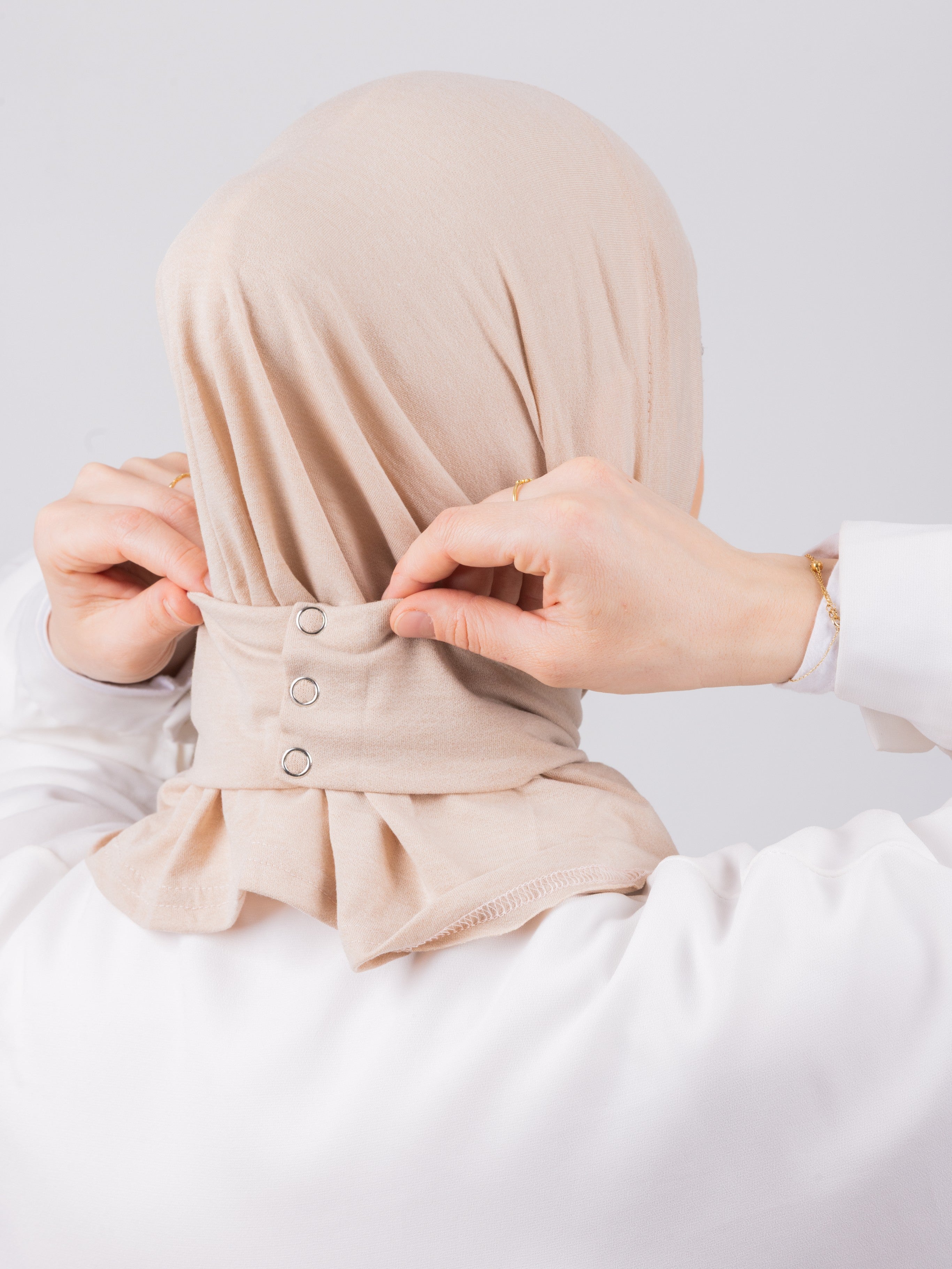 TriLock™ Hijab | Moltte Signature Cotton | Pale Beige