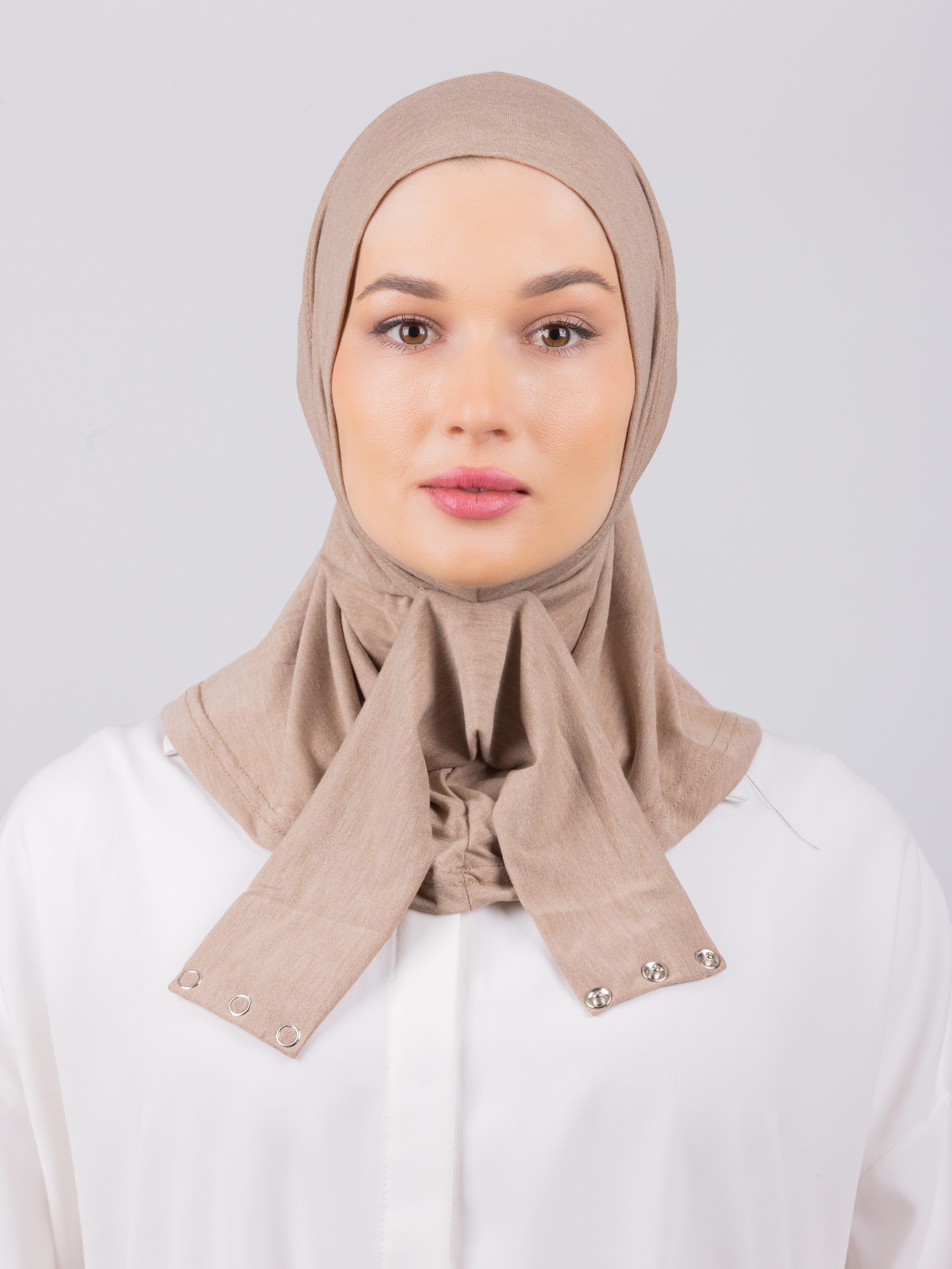 TriLock™ Hijab | Moltte Signature Cotton | Creamy Beige