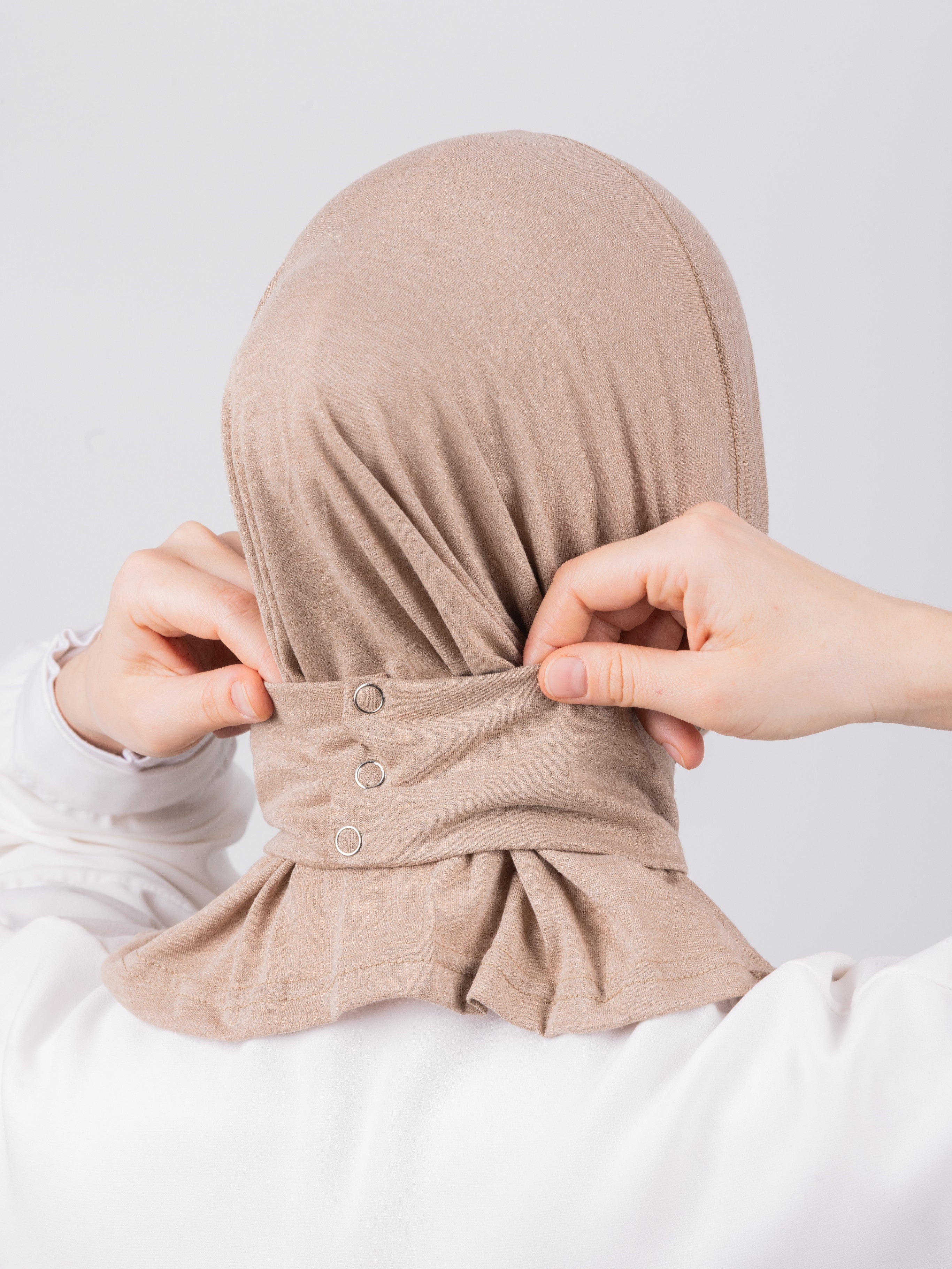 TriLock™ Hijab | Moltte Signature Cotton | Creamy Beige