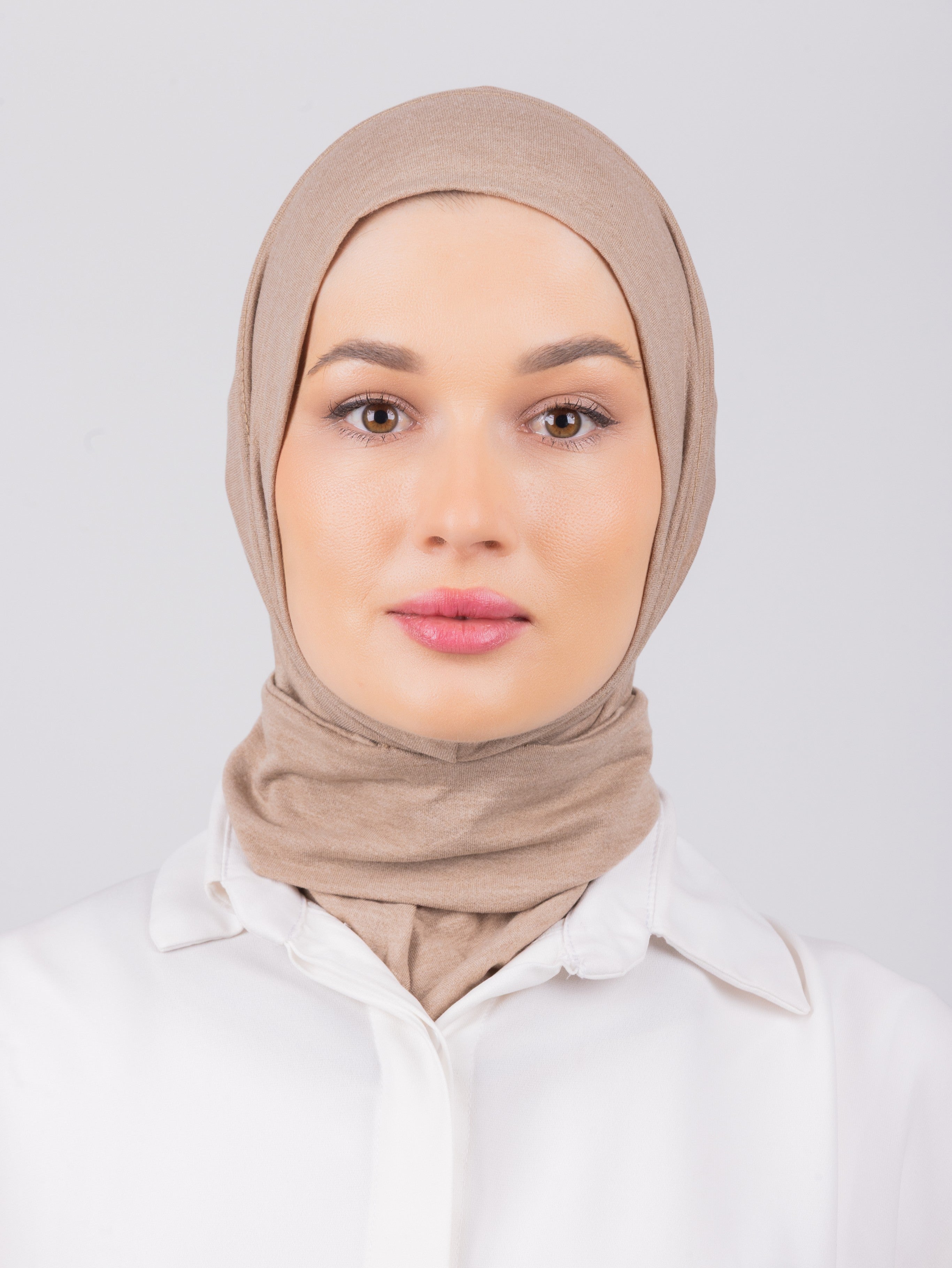 TriLock™ Hijab | Moltte Signature Cotton | Creamy Beige
