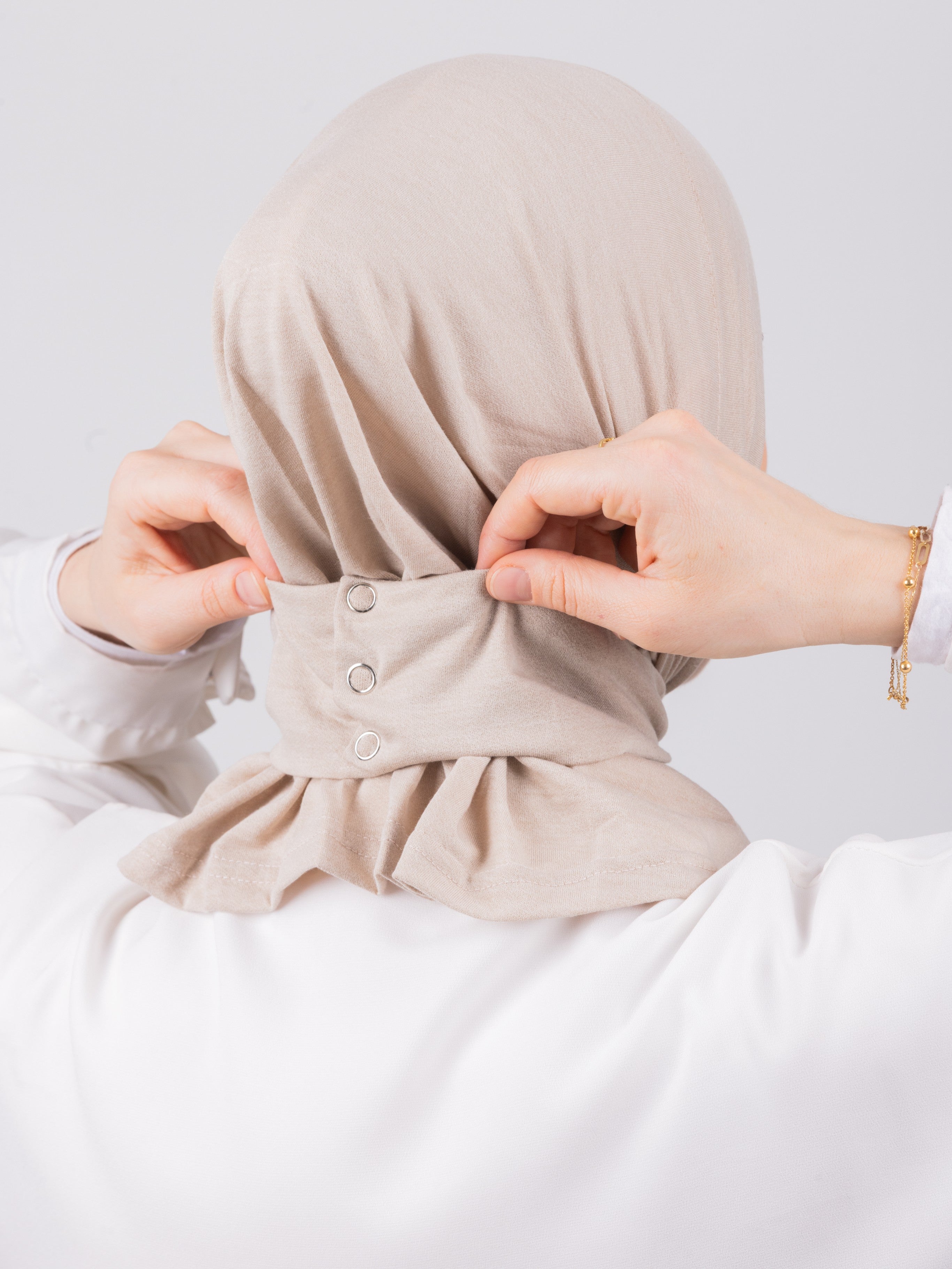TriLock™ Hijab | Moltte Signature Cotton | Rose Taupe