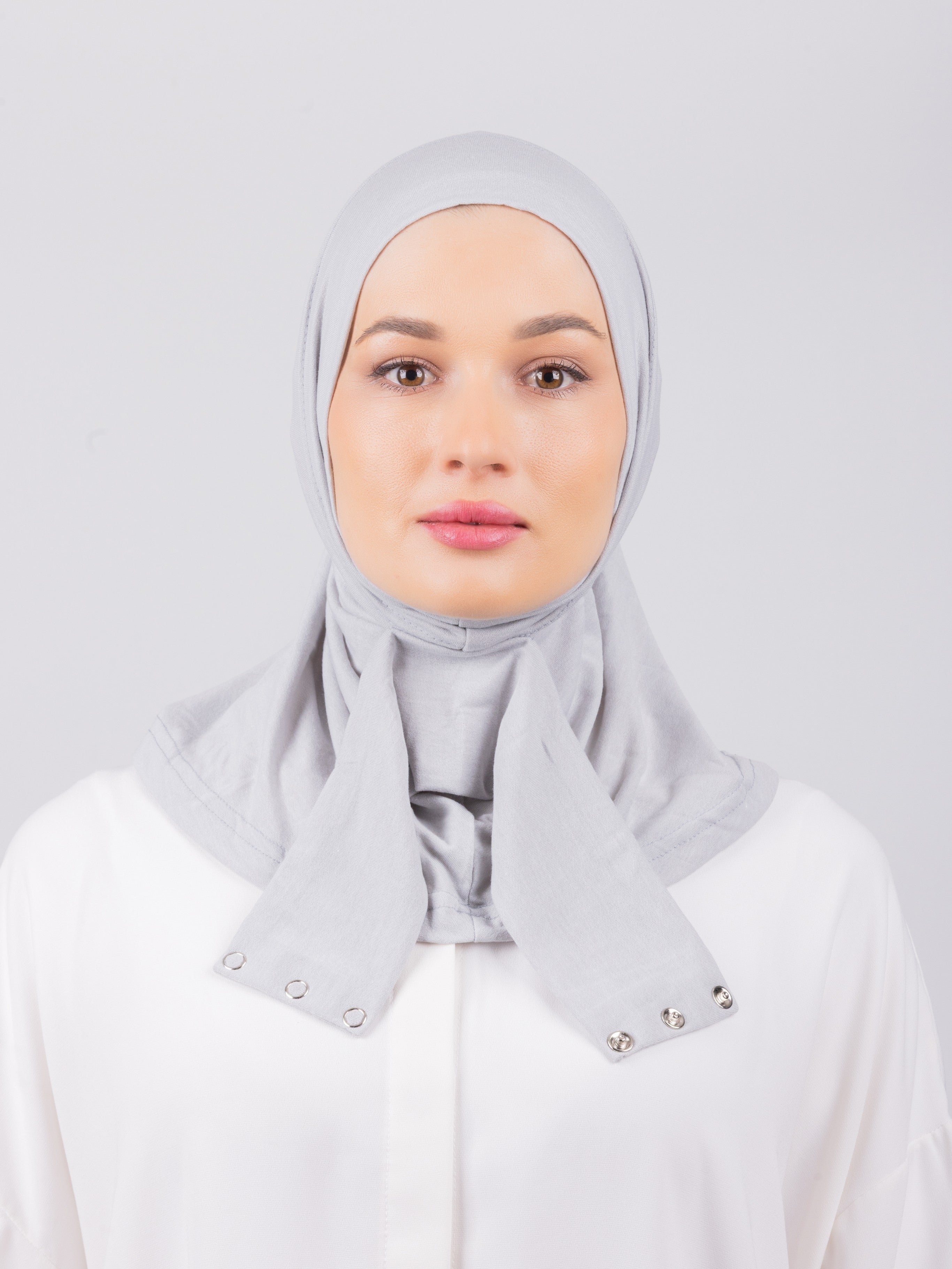 TriLock™ Hijab | Moltte Signature Cotton | Medium Grey