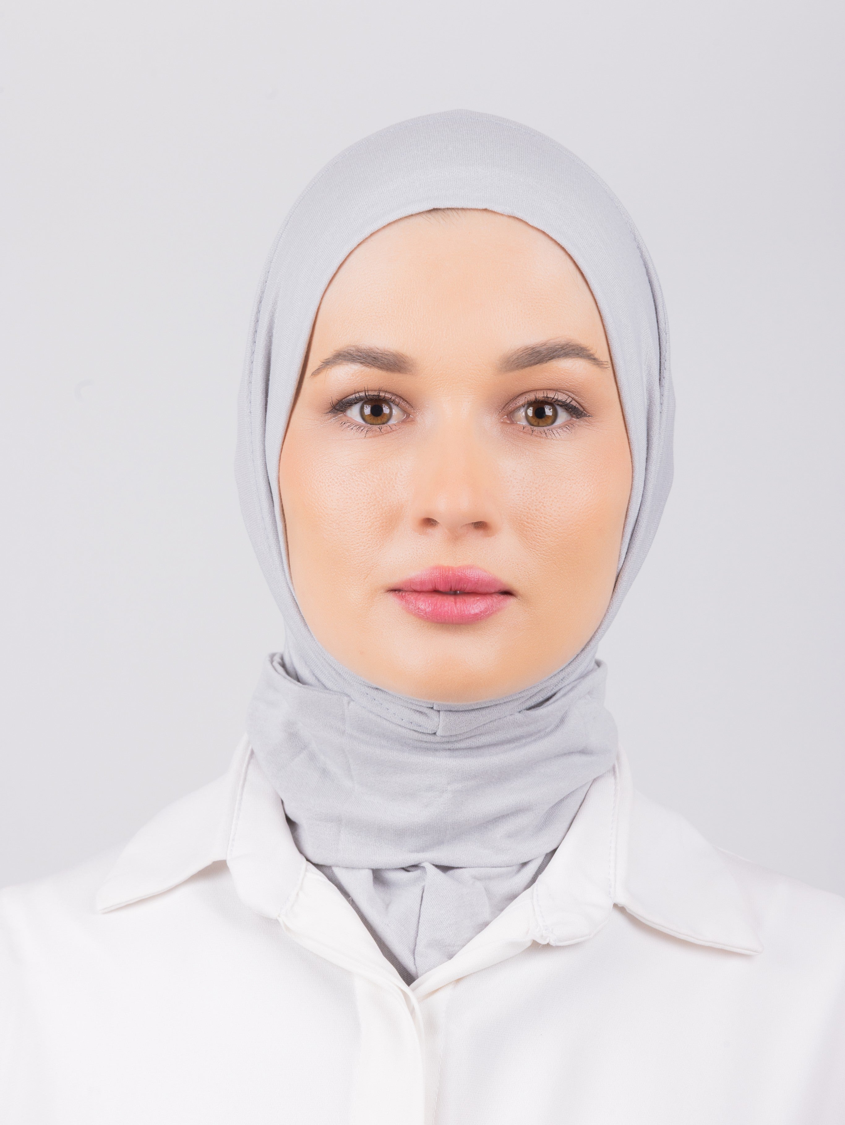 TriLock™ Hijab | Moltte Signature Cotton | Medium Grey