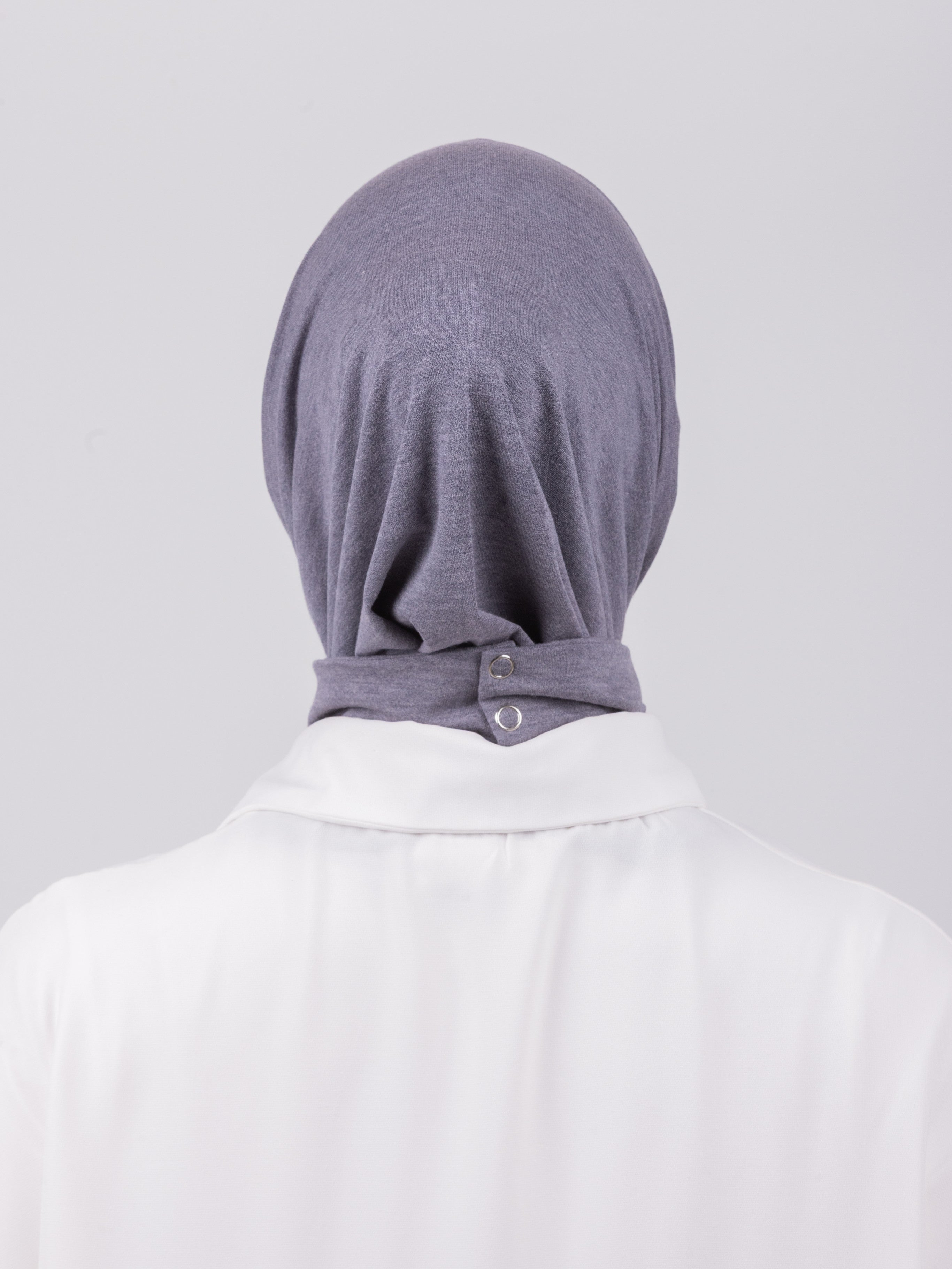 TriLock™ Hijab | Moltte Signature Cotton | Stone Grey
