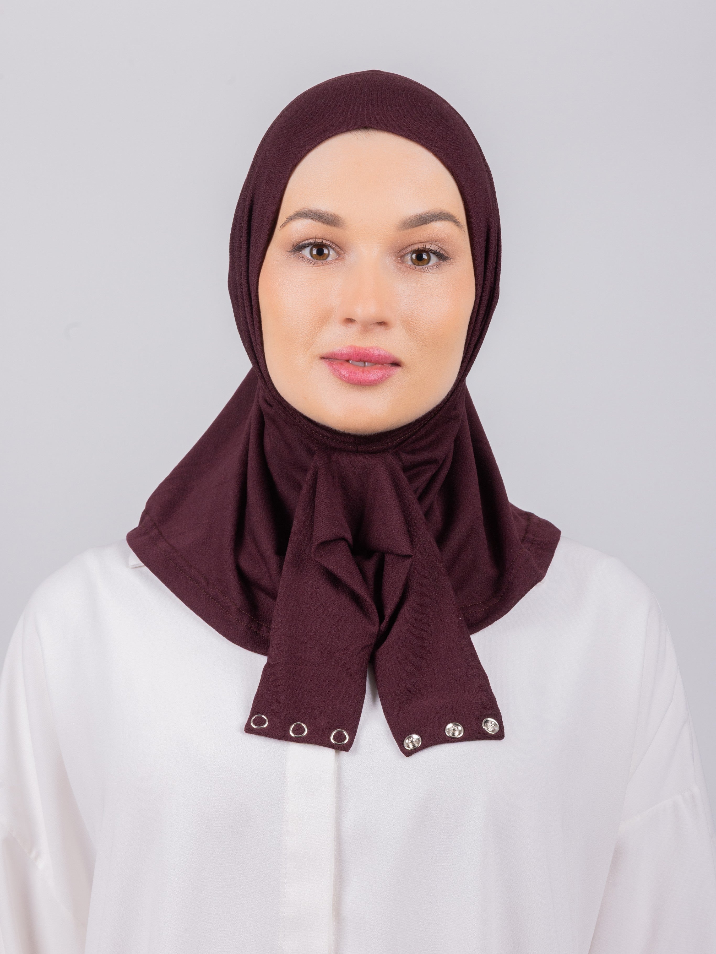 TriLock™ Hijab | Moltte Signature Cotton | Burgundy