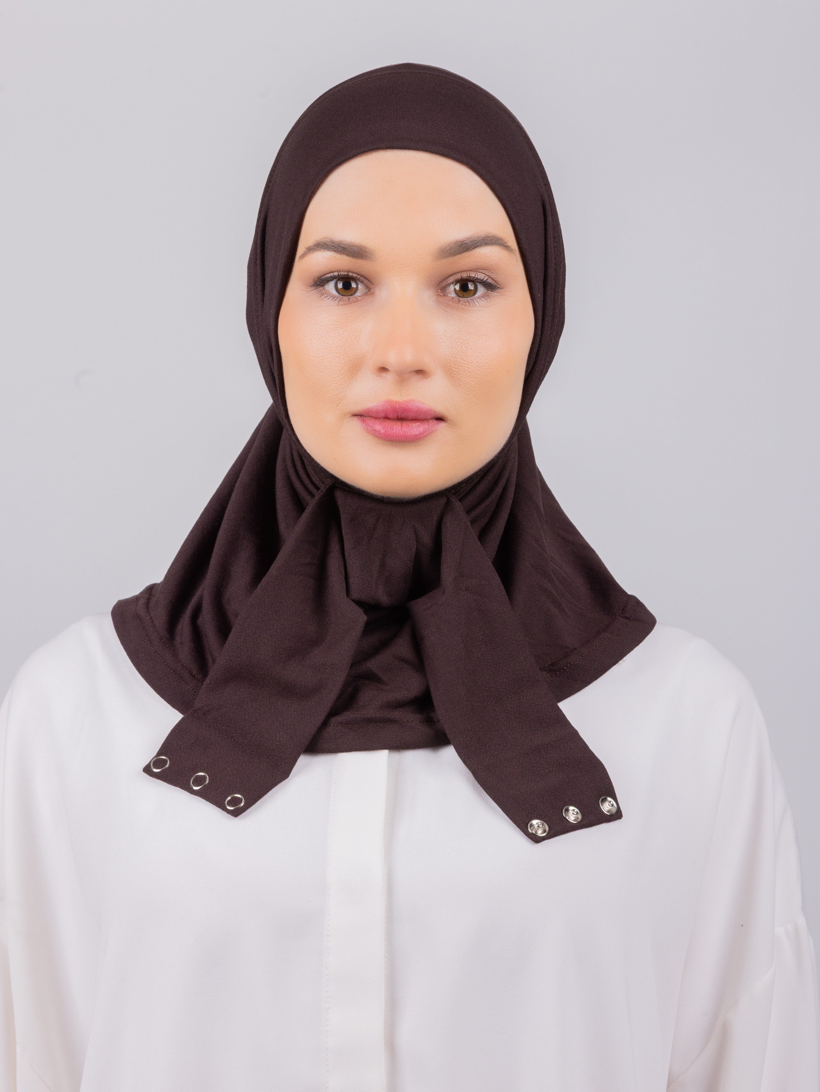 TriLock™ Hijab | Moltte Signature Cotton | Earthy Brown