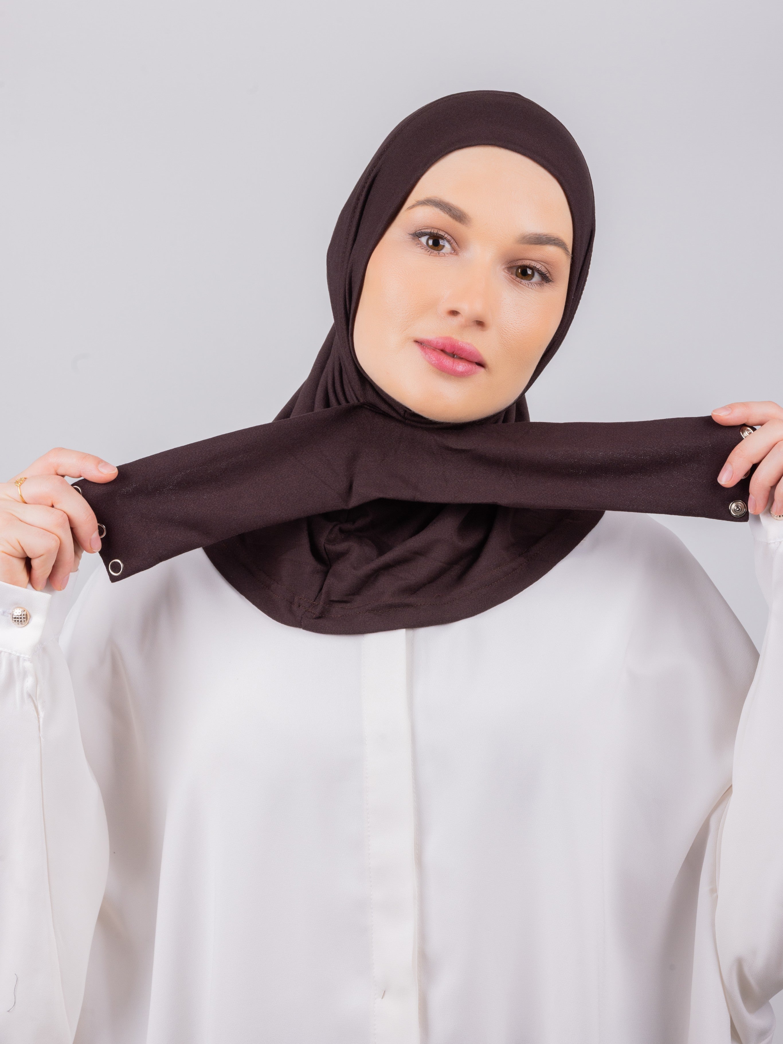 TriLock™ Hijab | Moltte Signature Cotton | Earthy Brown