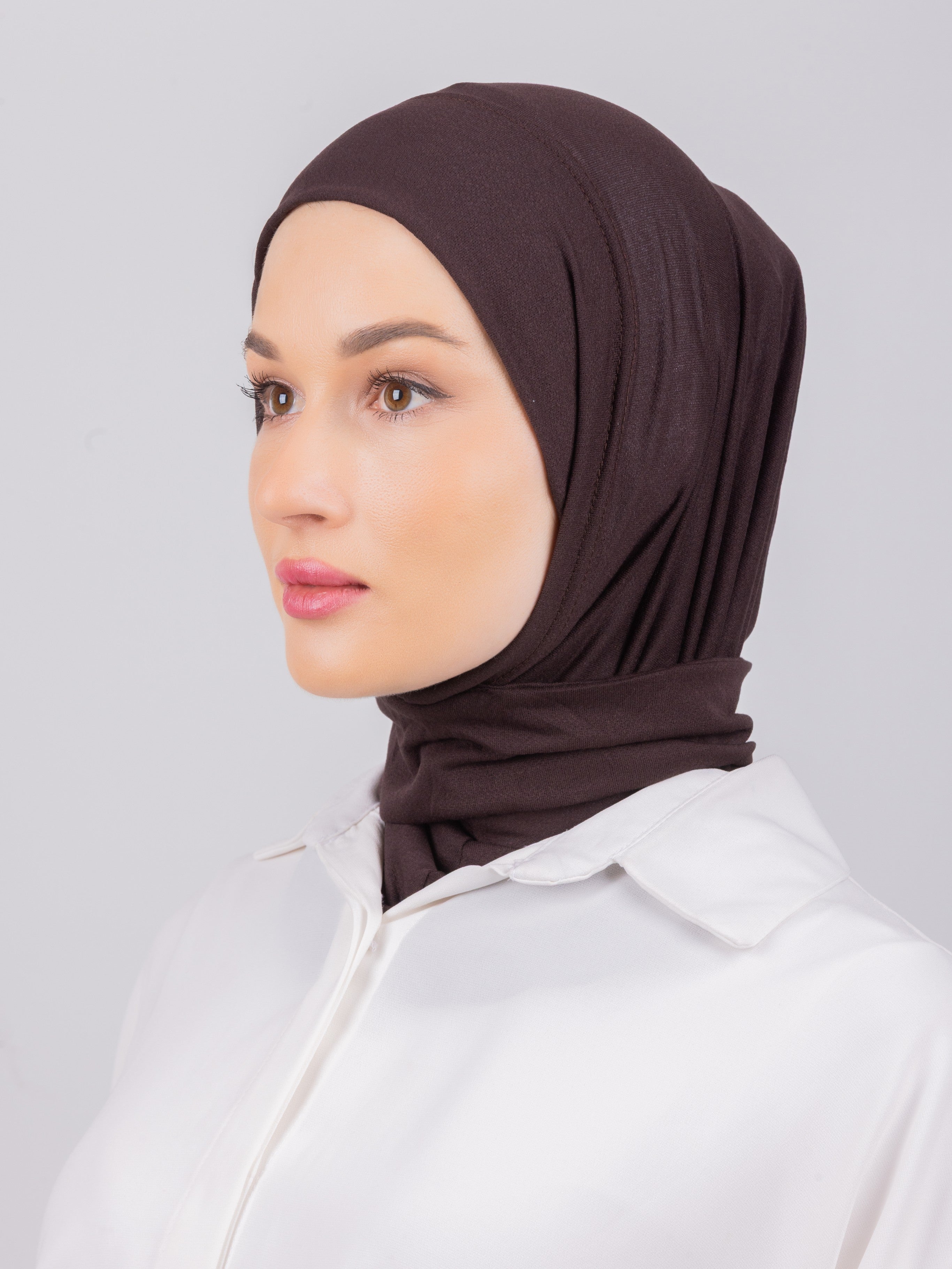 TriLock™ Hijab | Moltte Signature Cotton | Earthy Brown