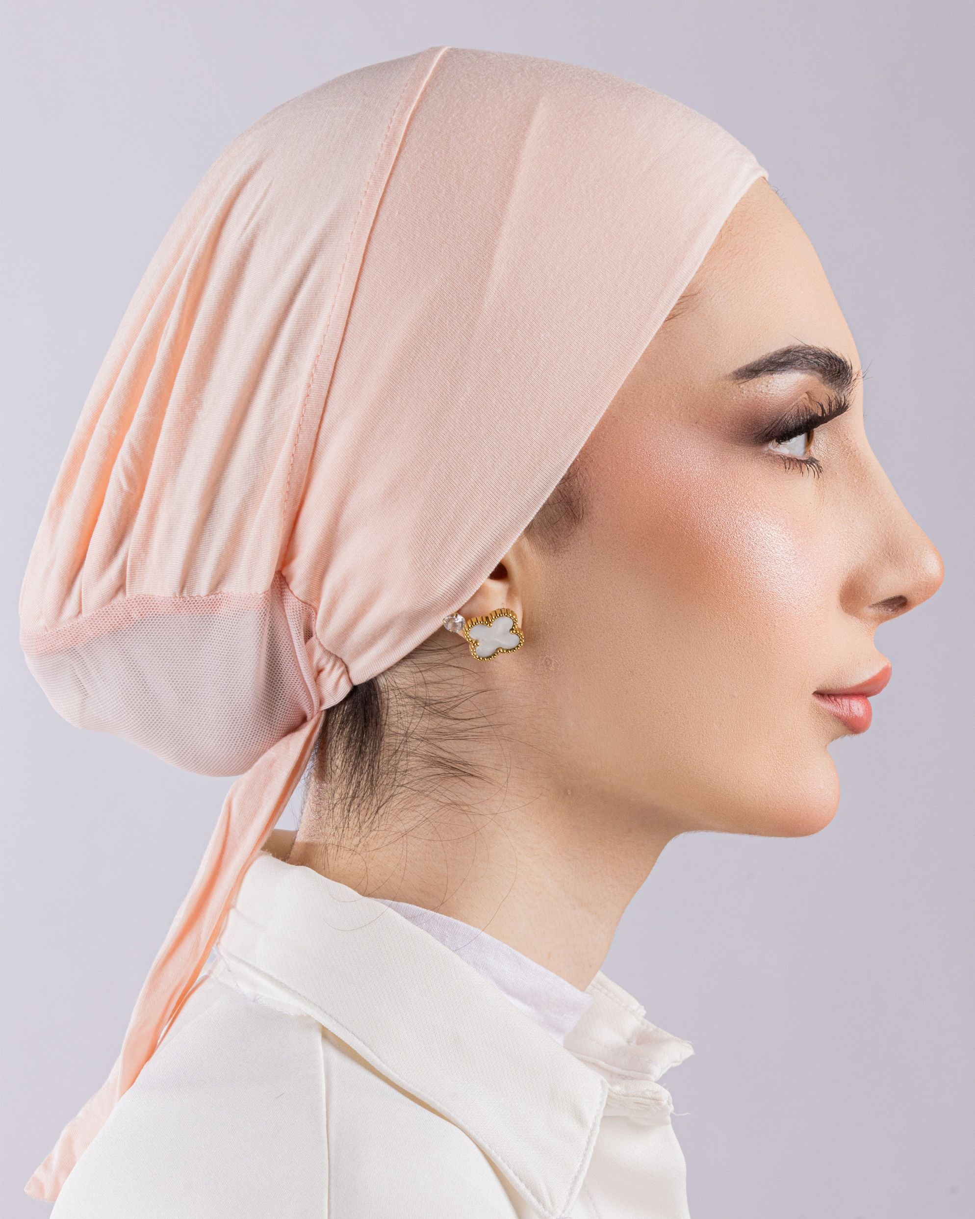 Tie Mesh Undercap | Soft Pink