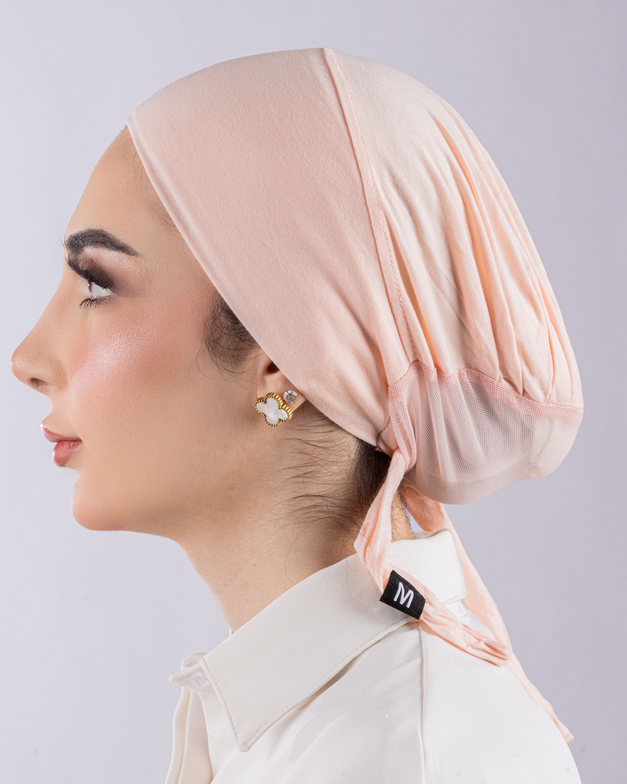 Tie Mesh Undercap | Soft Pink