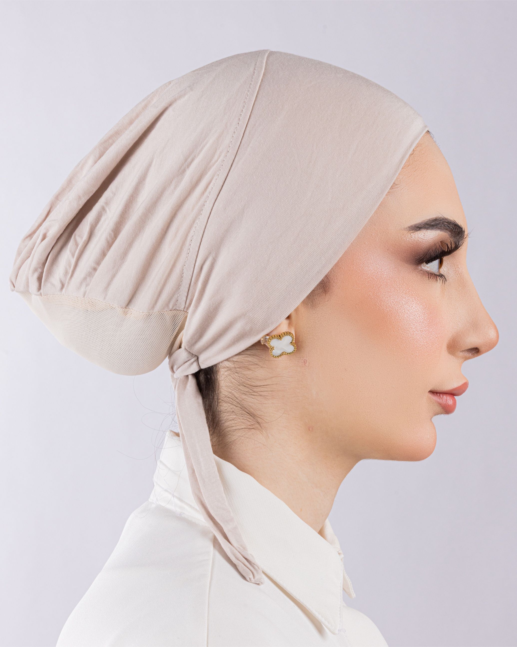 Tie Mesh Undercap | Warm Beige