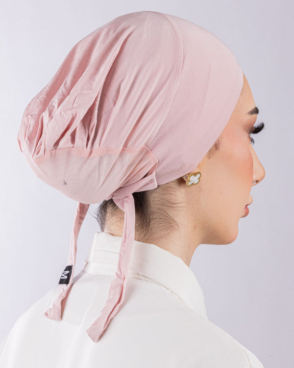 Tie Mesh Undercap | Light Pink