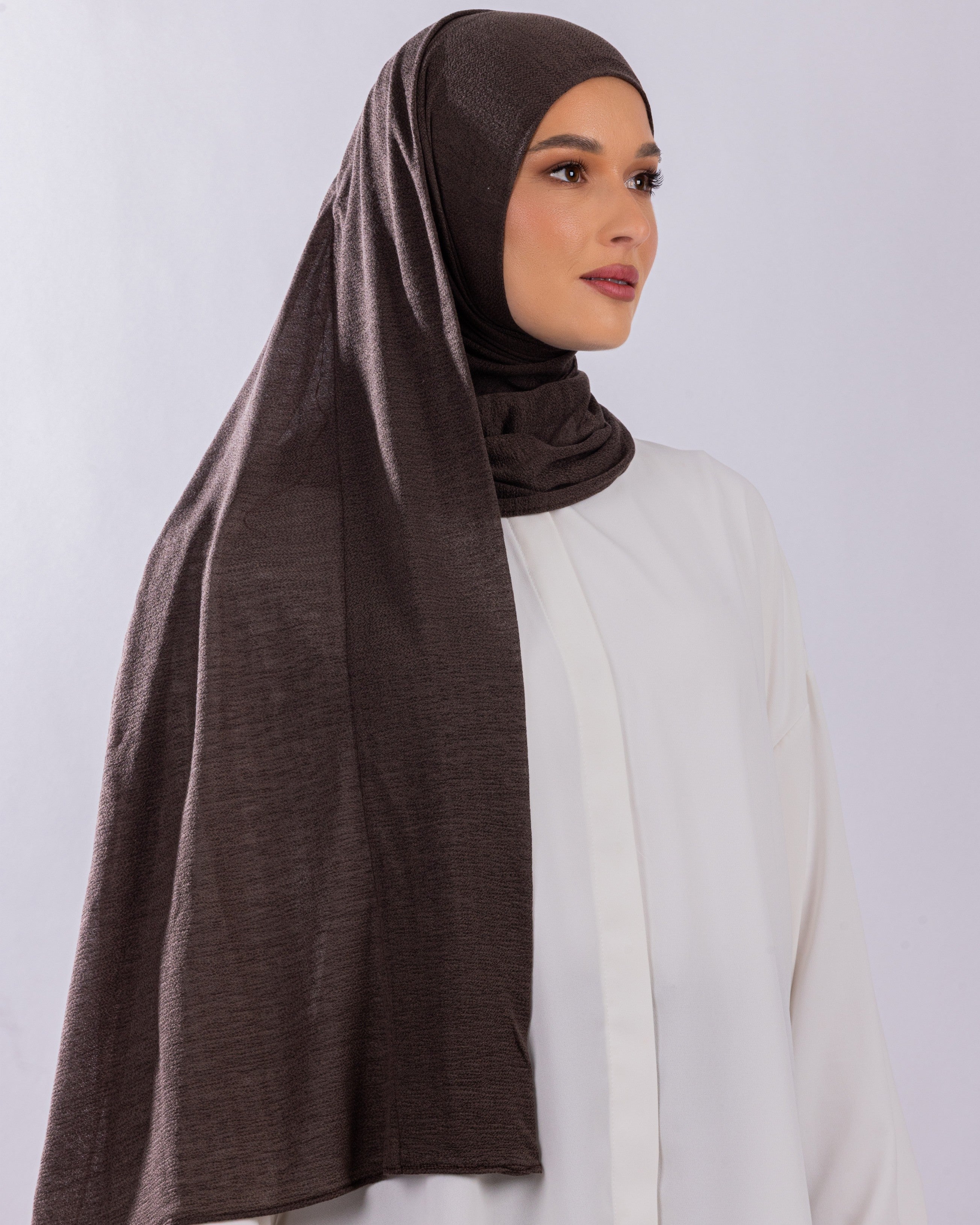 Easy To Wear Design | Malaysian Crush Cotton | Deep Coffee