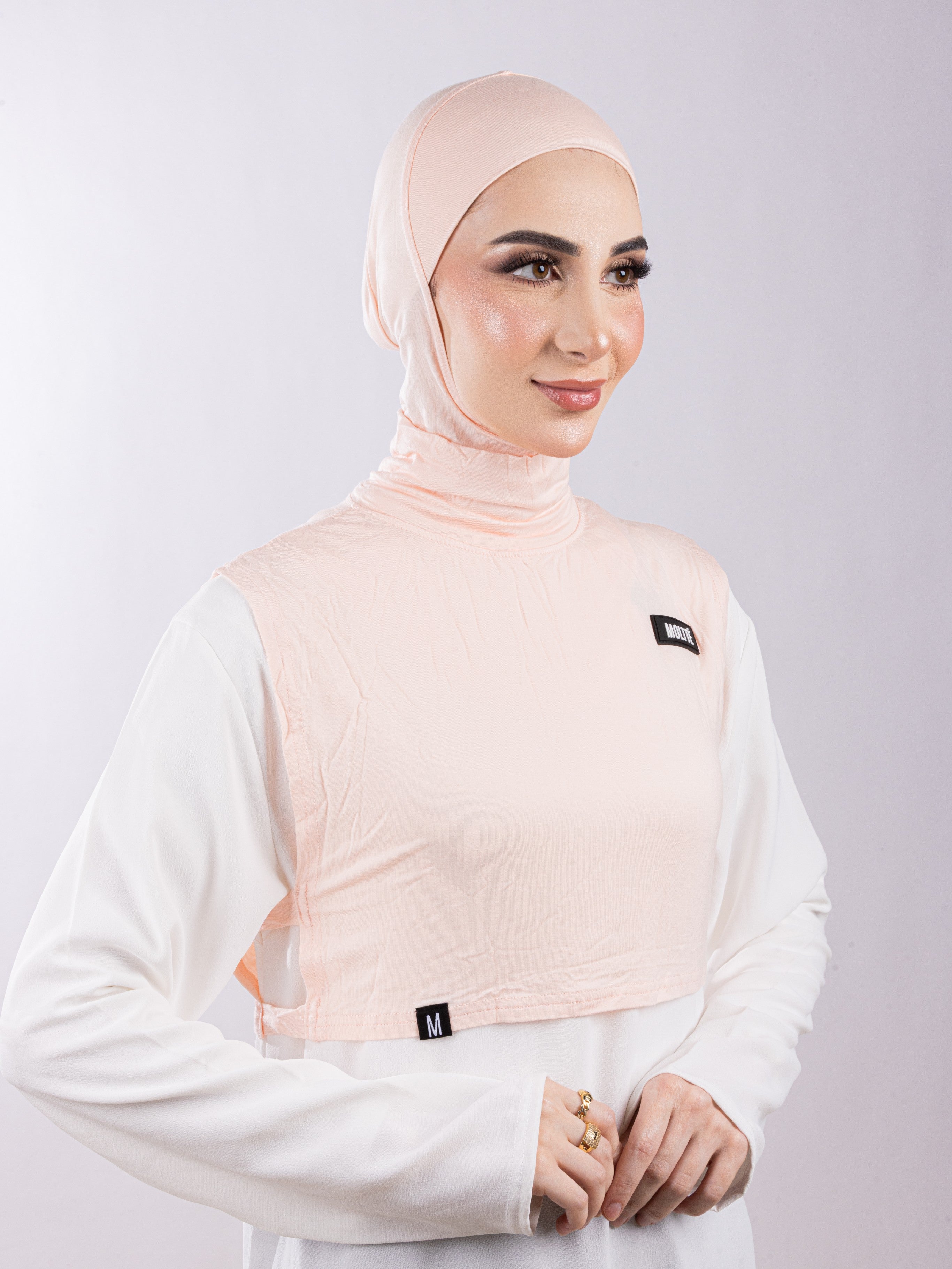 Matching Set - Full Top Collar  & Full Coverage undercap | Soft Pink ( 2 Pcs )
