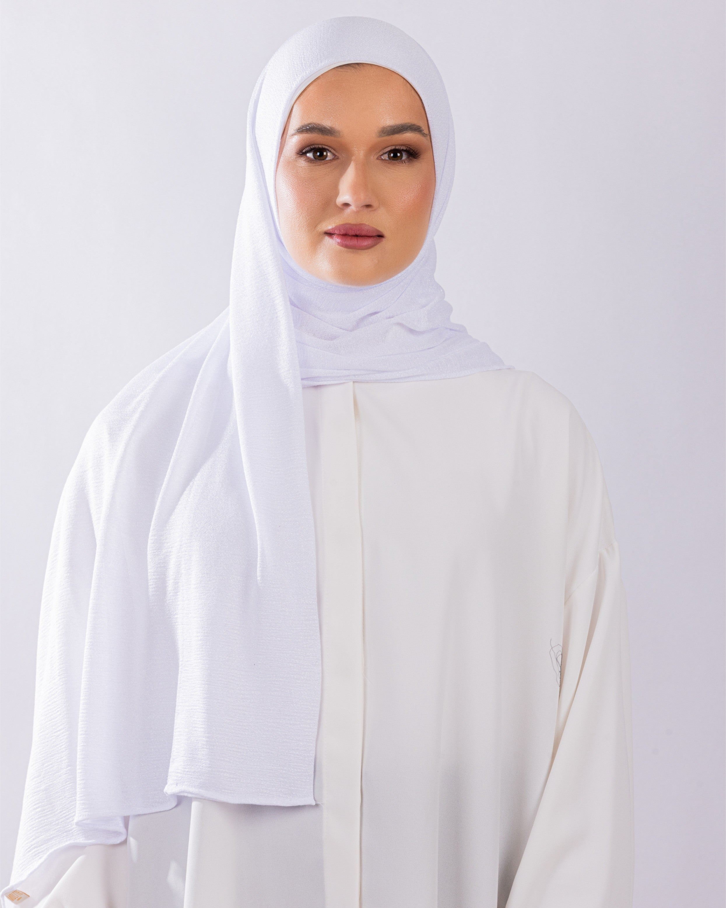 Easy To Wear Design | Malaysian Crush Cotton | White