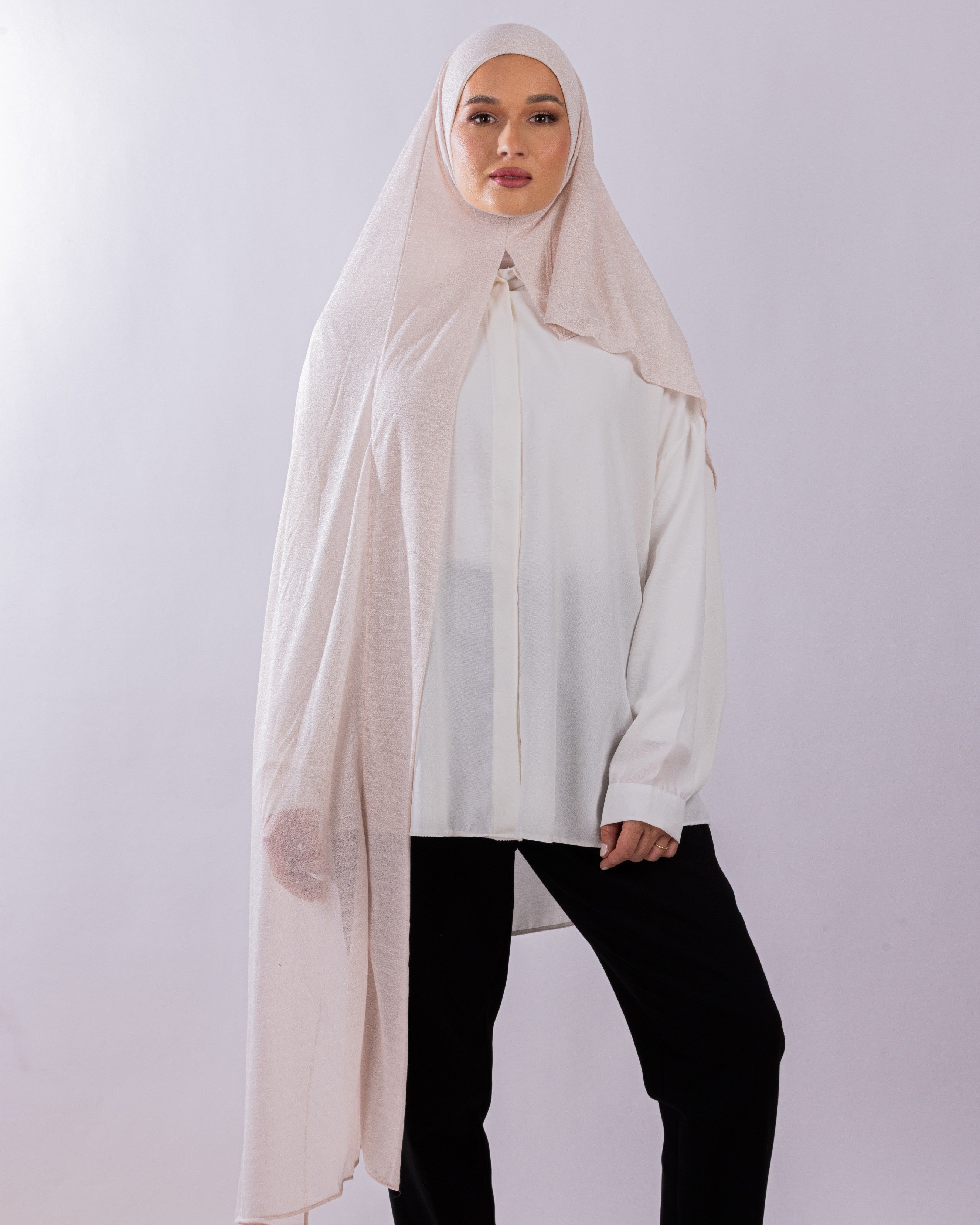 Easy To Wear Design | Malaysian Crush Cotton | Dusty Pink