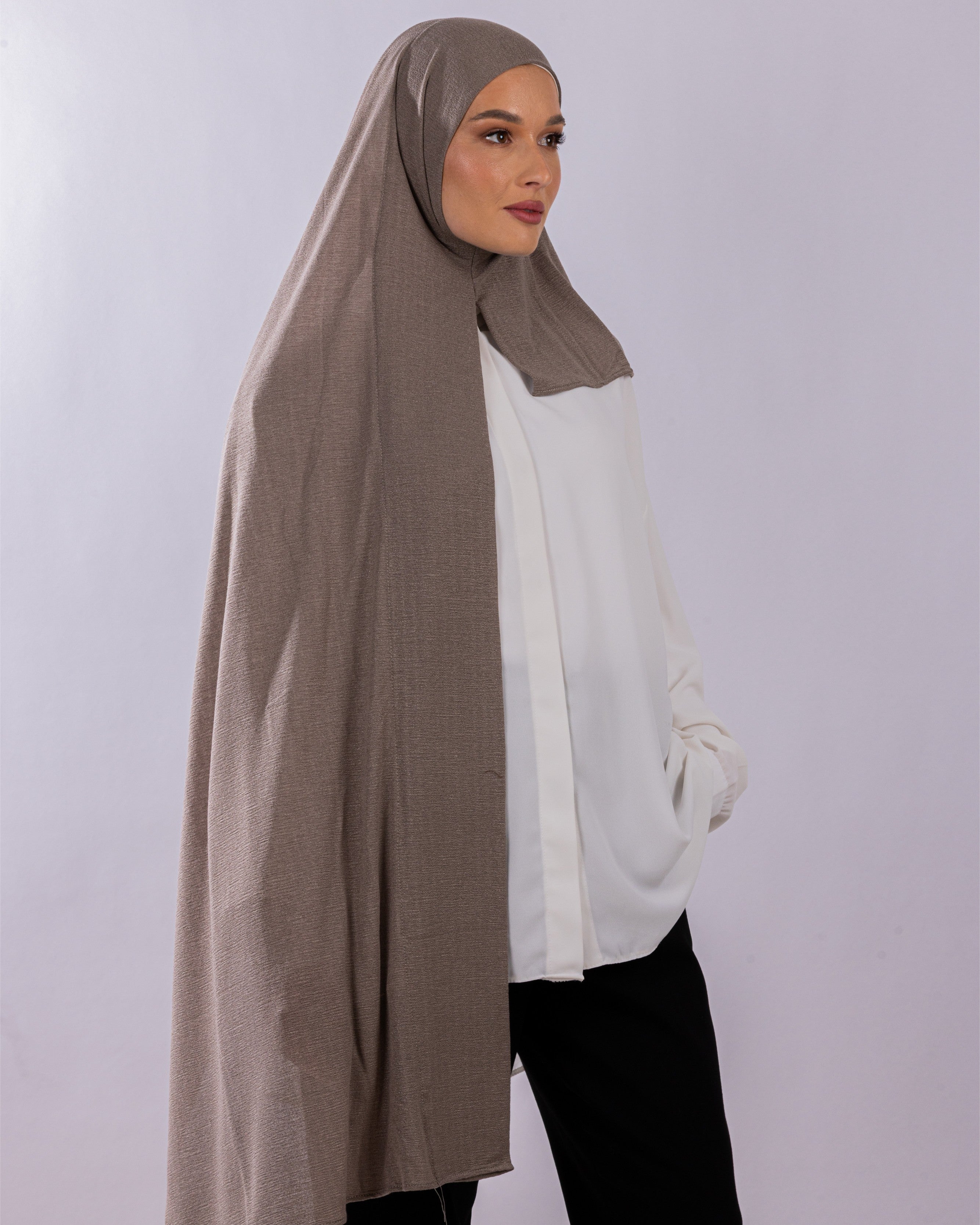 Easy To Wear Design | Malaysian Crush Cotton | Coffee Taupe