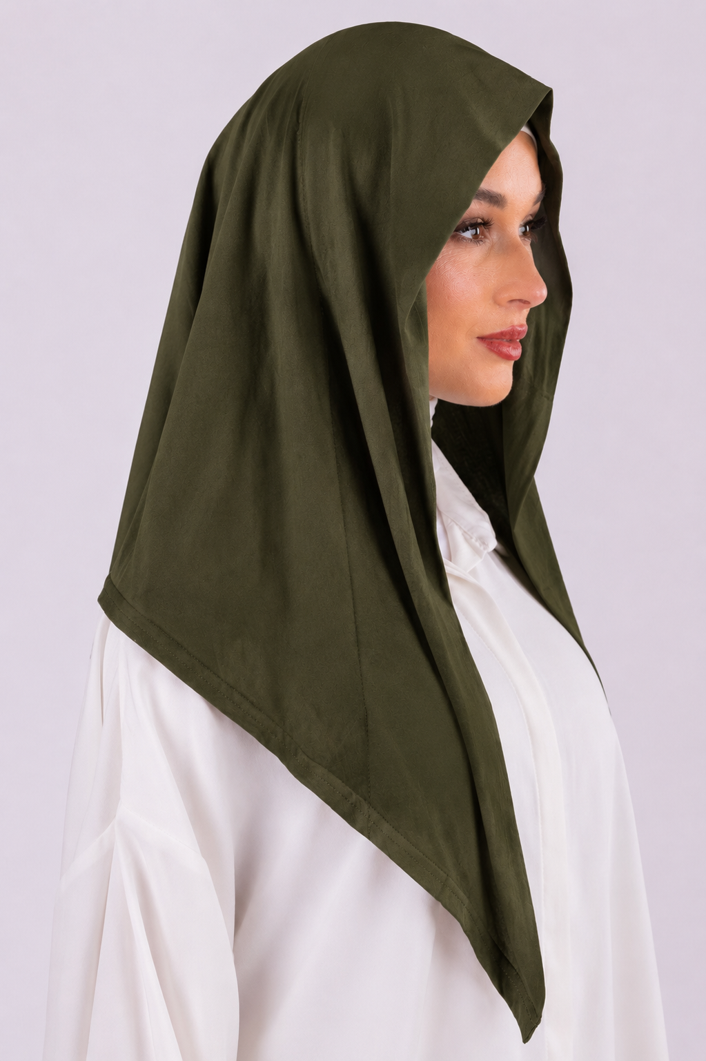 Triangular Design | Spanish Cotton | Army Green