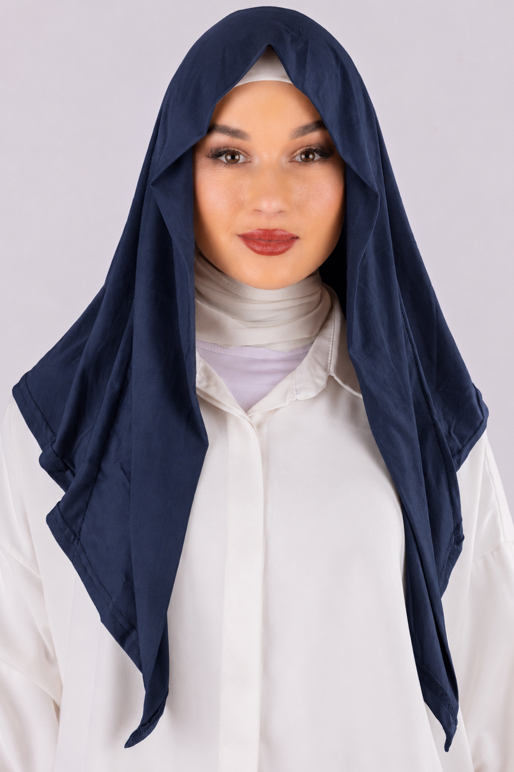 Triangular Design | Spanish Cotton | Navy Blue