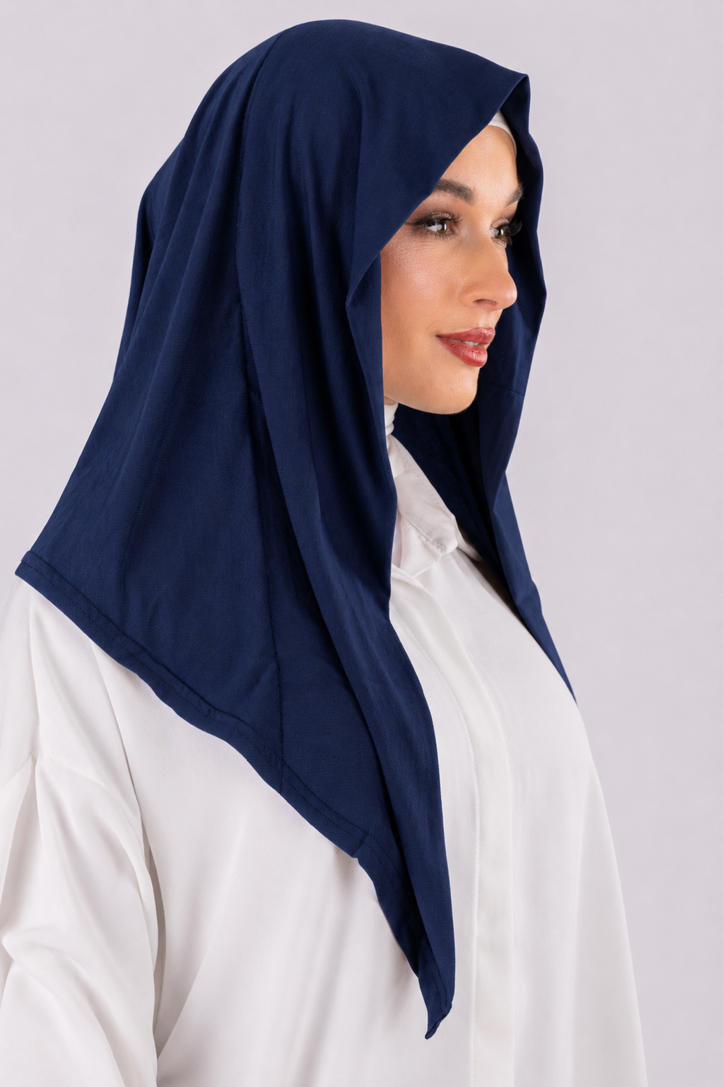 Triangular Design | Spanish Cotton | Navy Blue