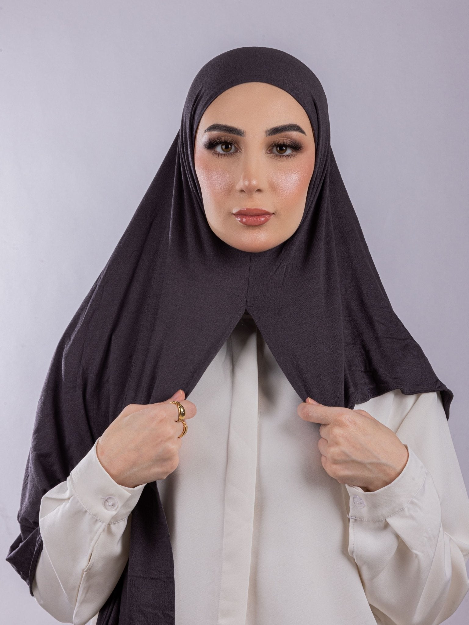 Easy To Wear Desgin | Italian Cotton | Dark Mauve - MOLTTE