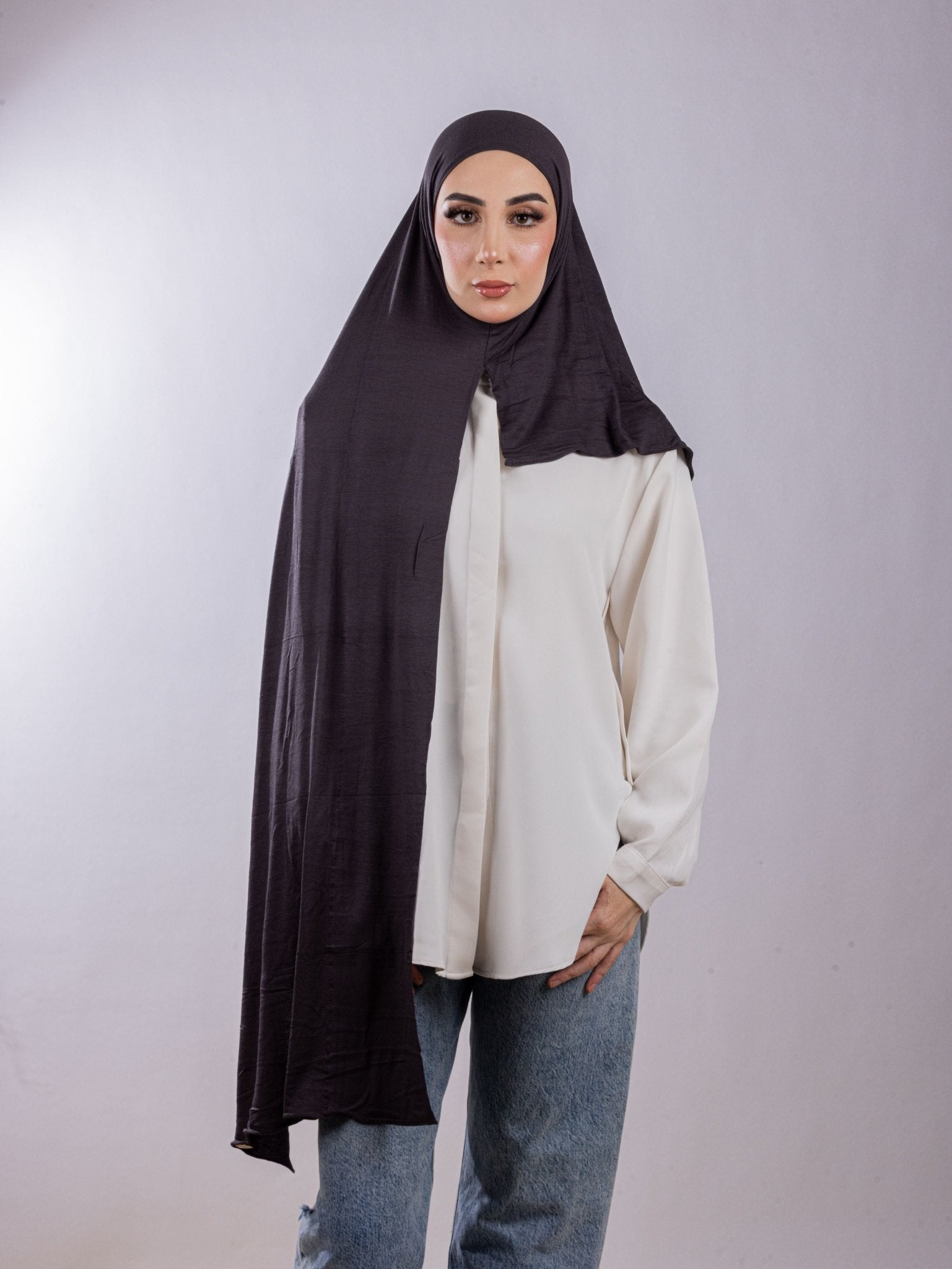 Easy To Wear Desgin | Italian Cotton | Dark Mauve - MOLTTE