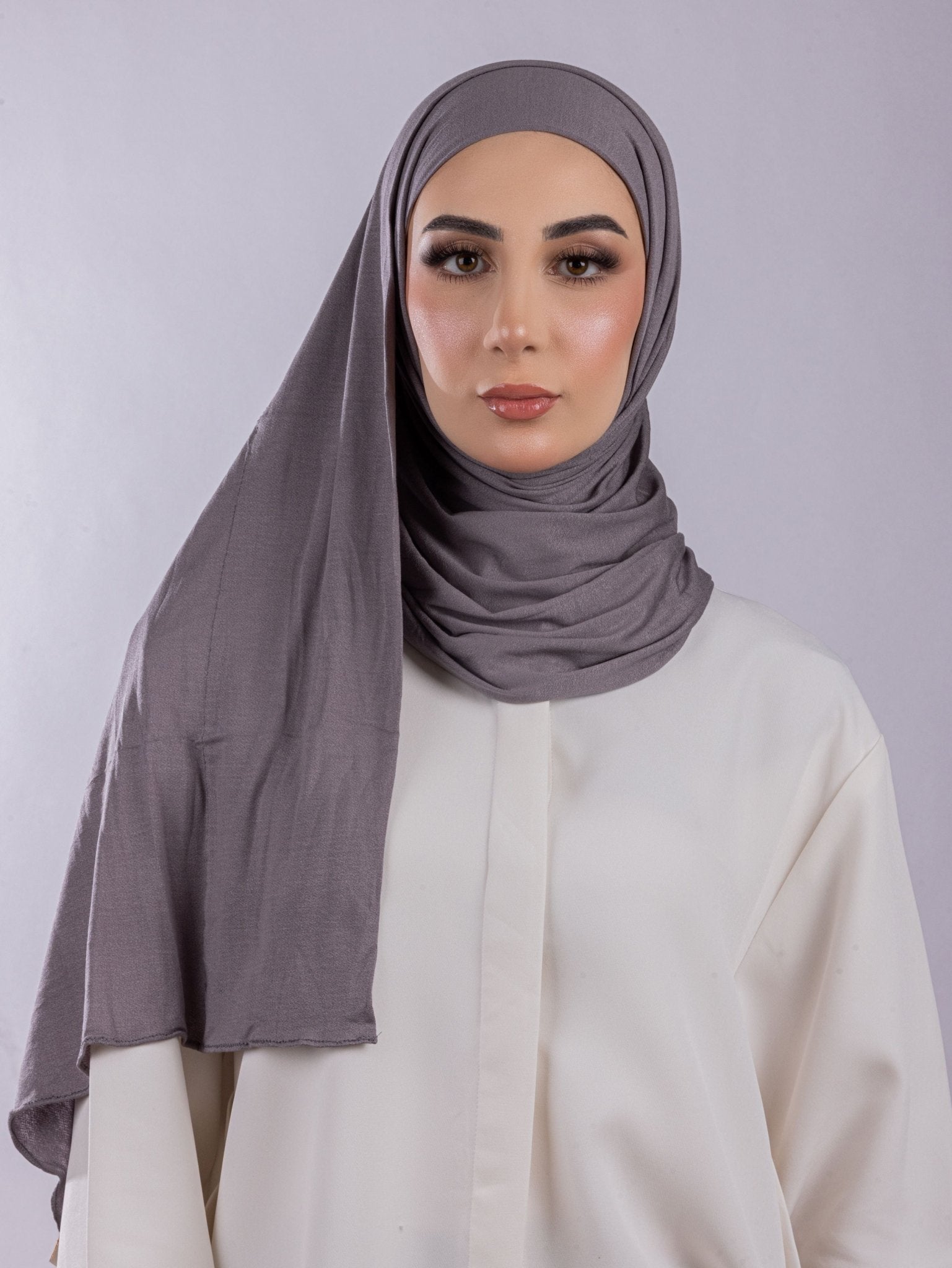 Easy To Wear Desgin | Italian Cotton | Lavender Gray - MOLTTE