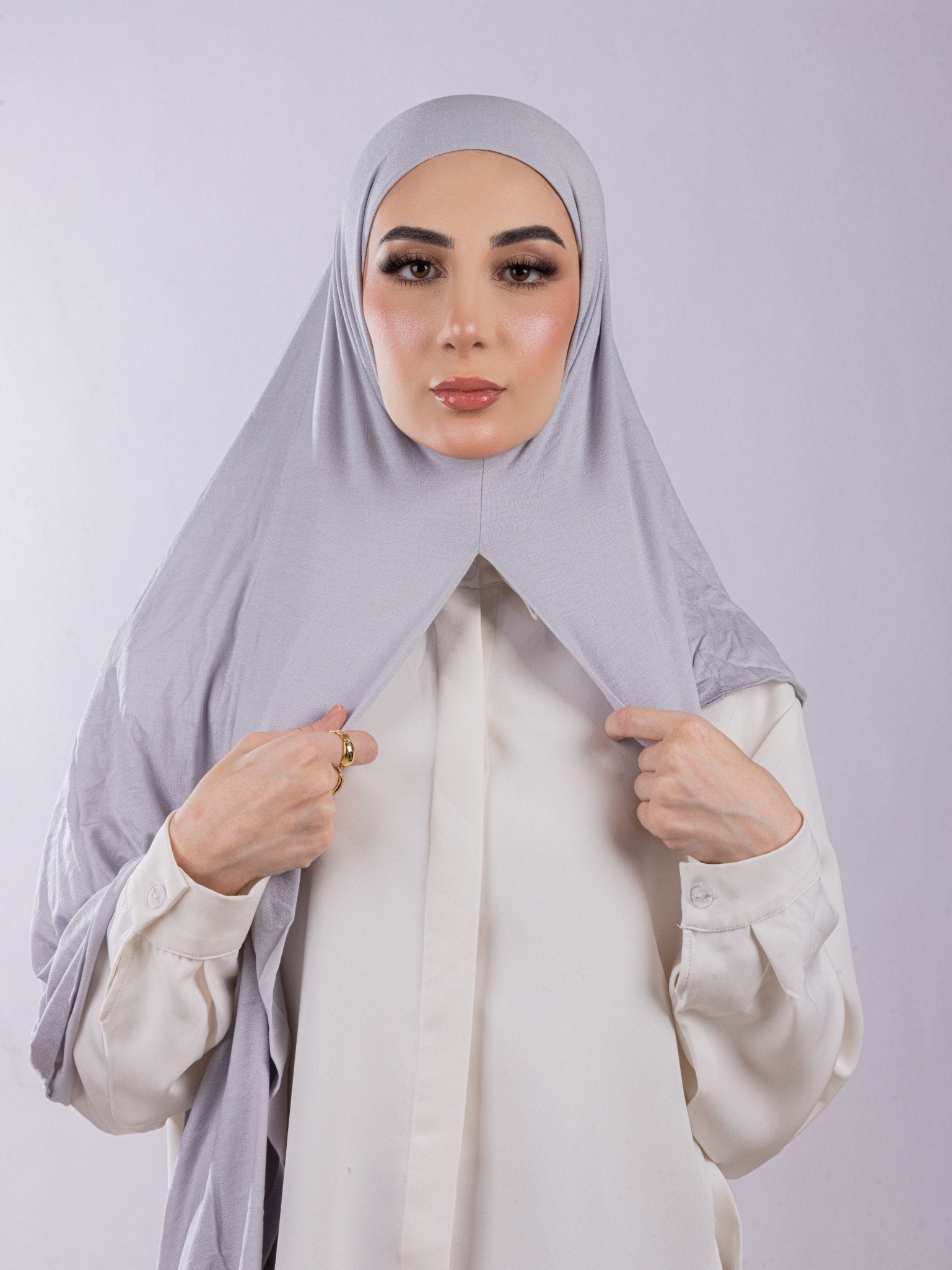 Easy To Wear Desgin | Italian Cotton | Medium Grey - MOLTTE