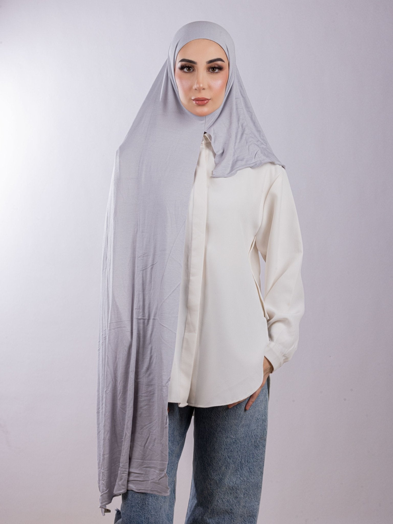 Easy To Wear Desgin | Italian Cotton | Medium Grey - MOLTTE