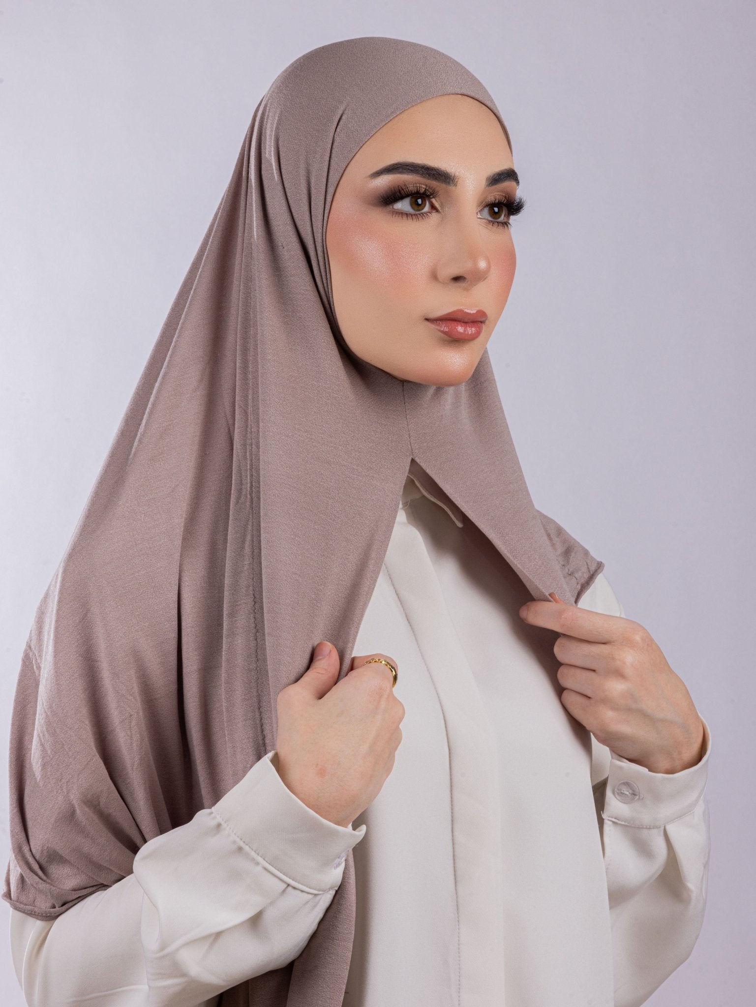 Easy To Wear Desgin | Italian Cotton | Pale Rosewood - MOLTTE